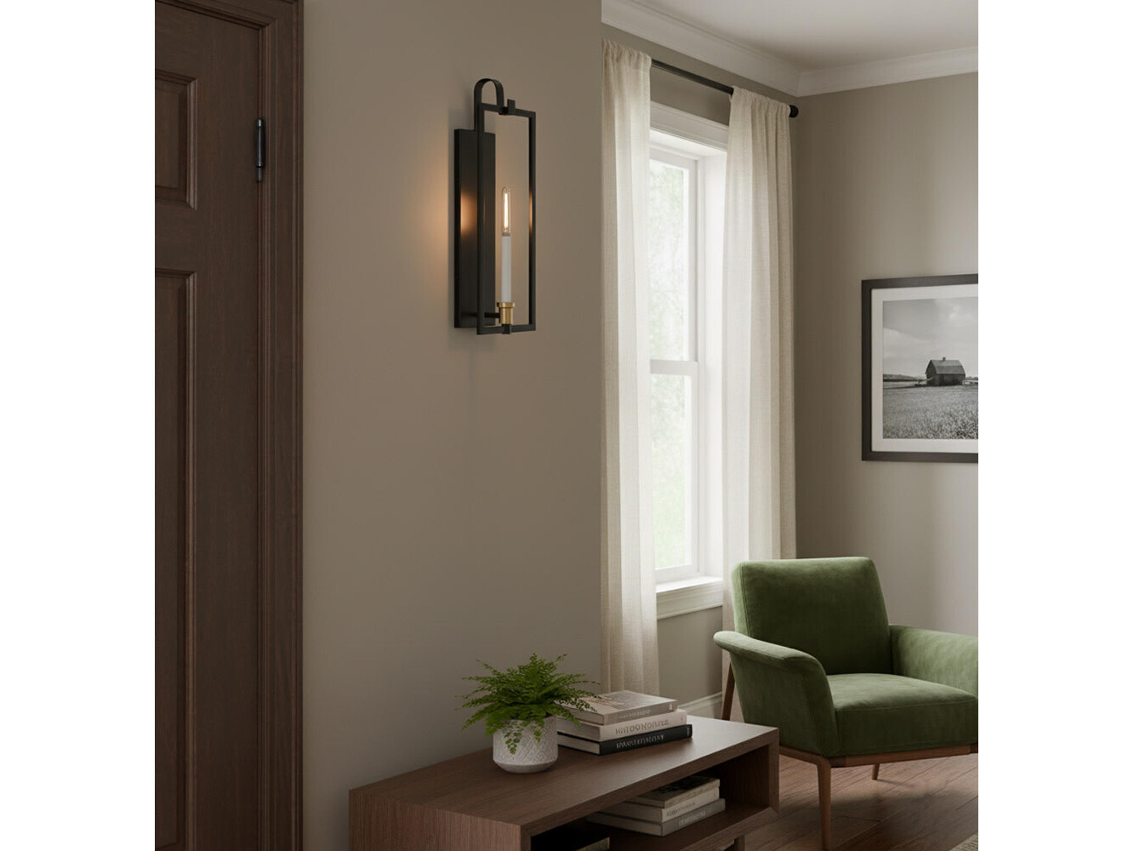 Lark Living Stassi 1-Light Black Wall Sconce
