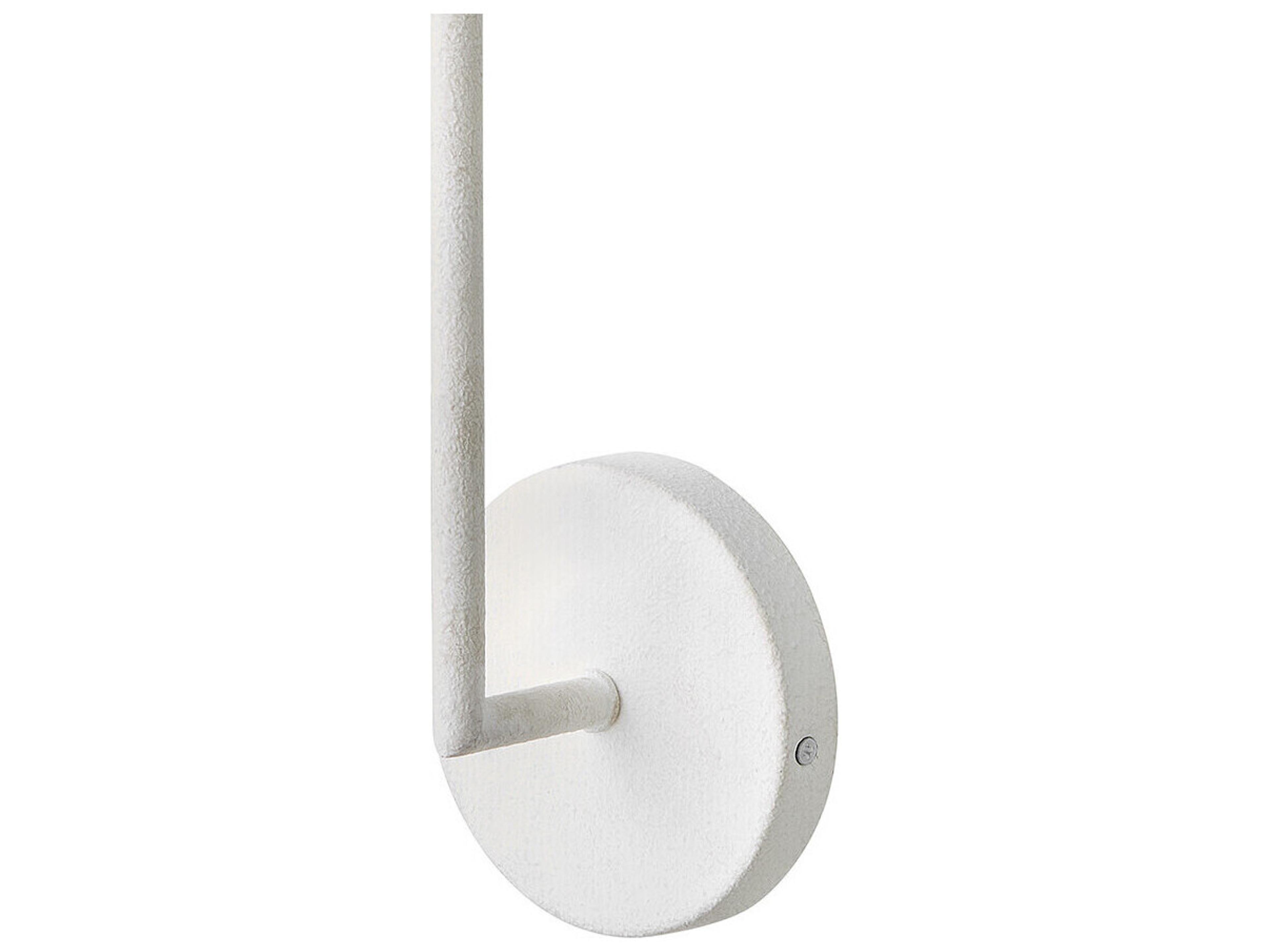 Lark Living Darla 1-Light Textured Plaster White Wall Sconce