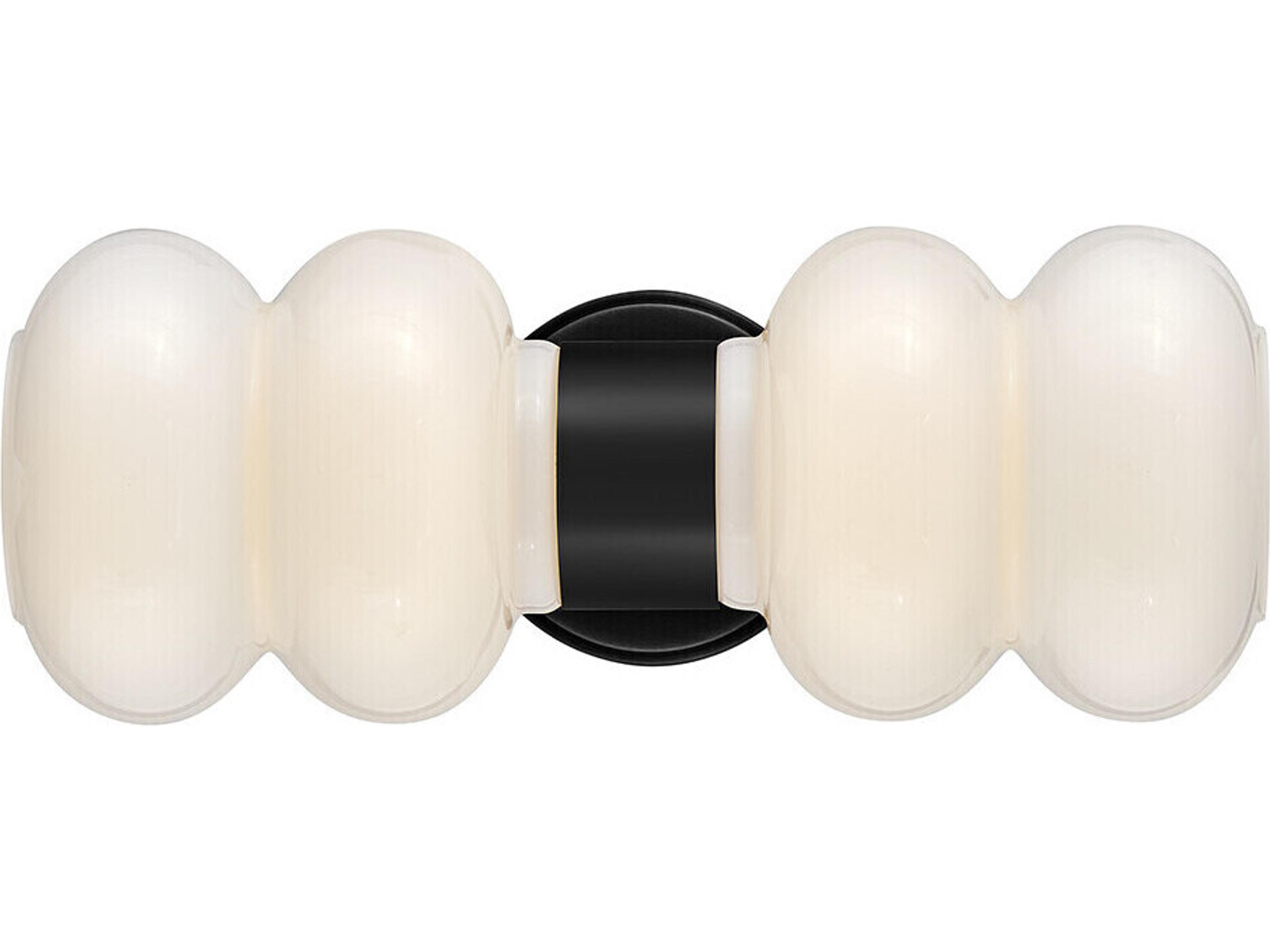 Lark Living Nadia 2-Light Black Wall Sconce