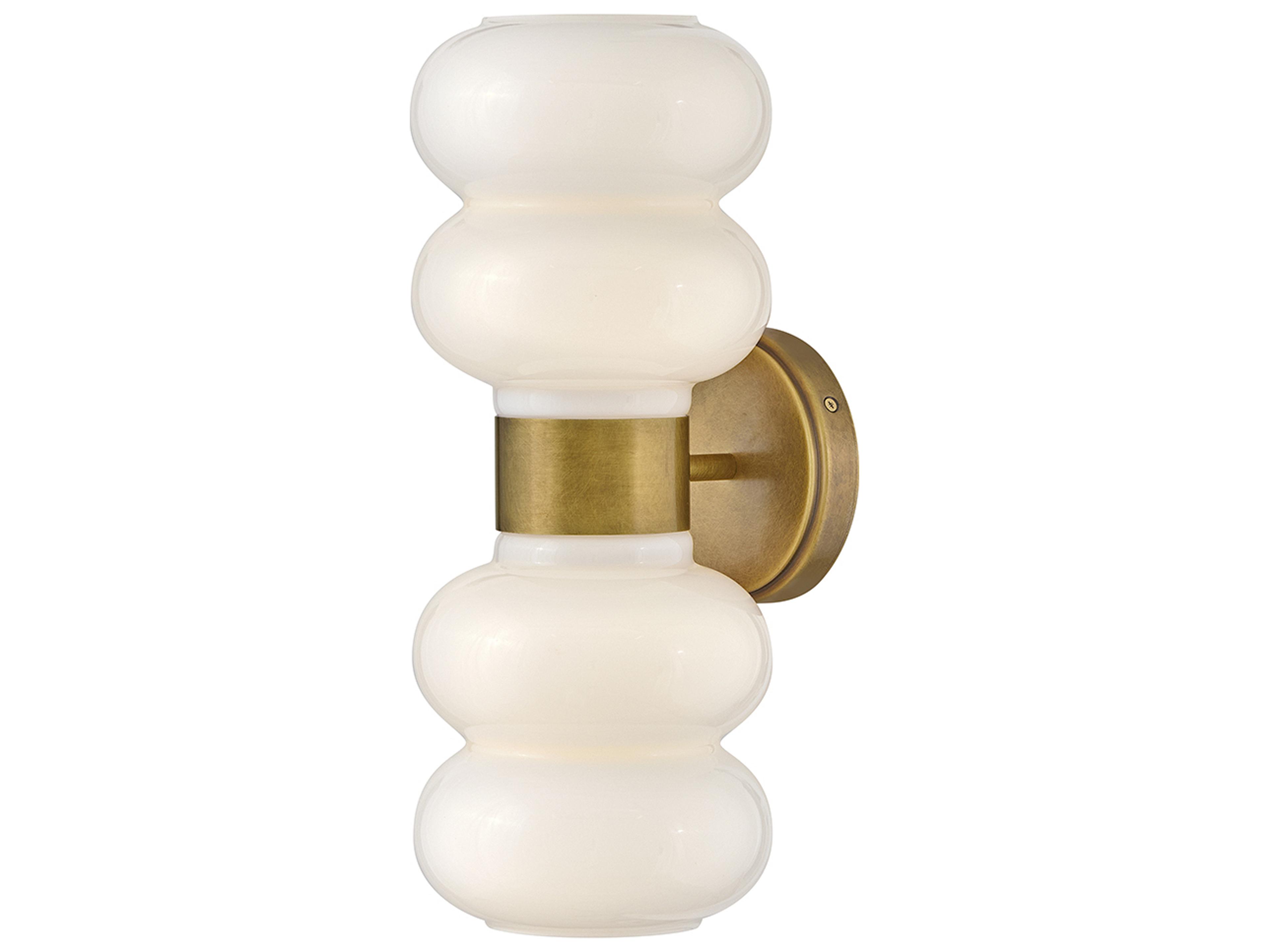 Nadia 2-Light Lacquered Brass Wall Sconce