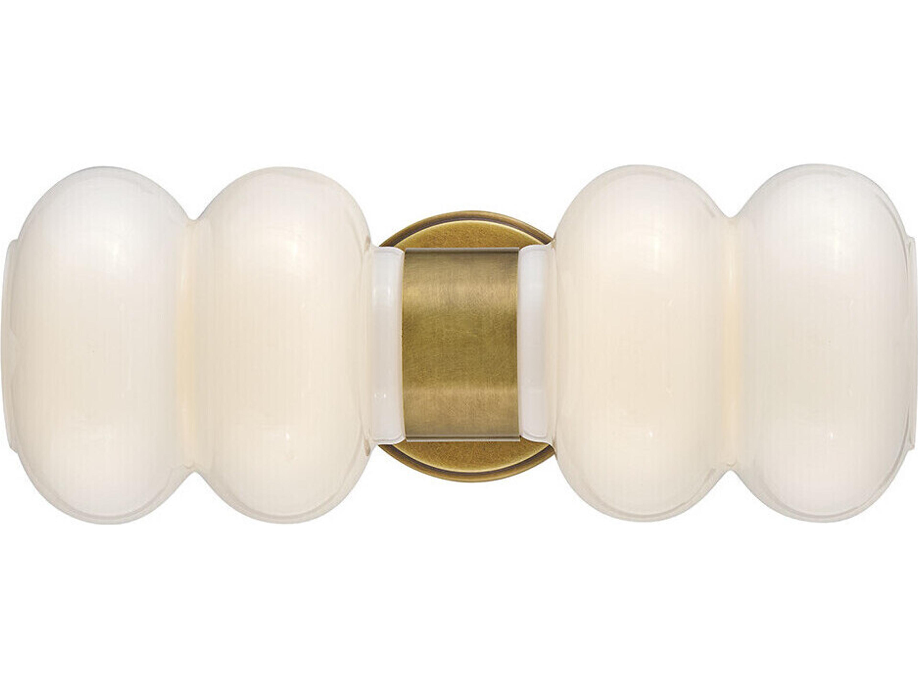 Lark Living Nadia 2-Light Lacquered Brass Wall Sconce
