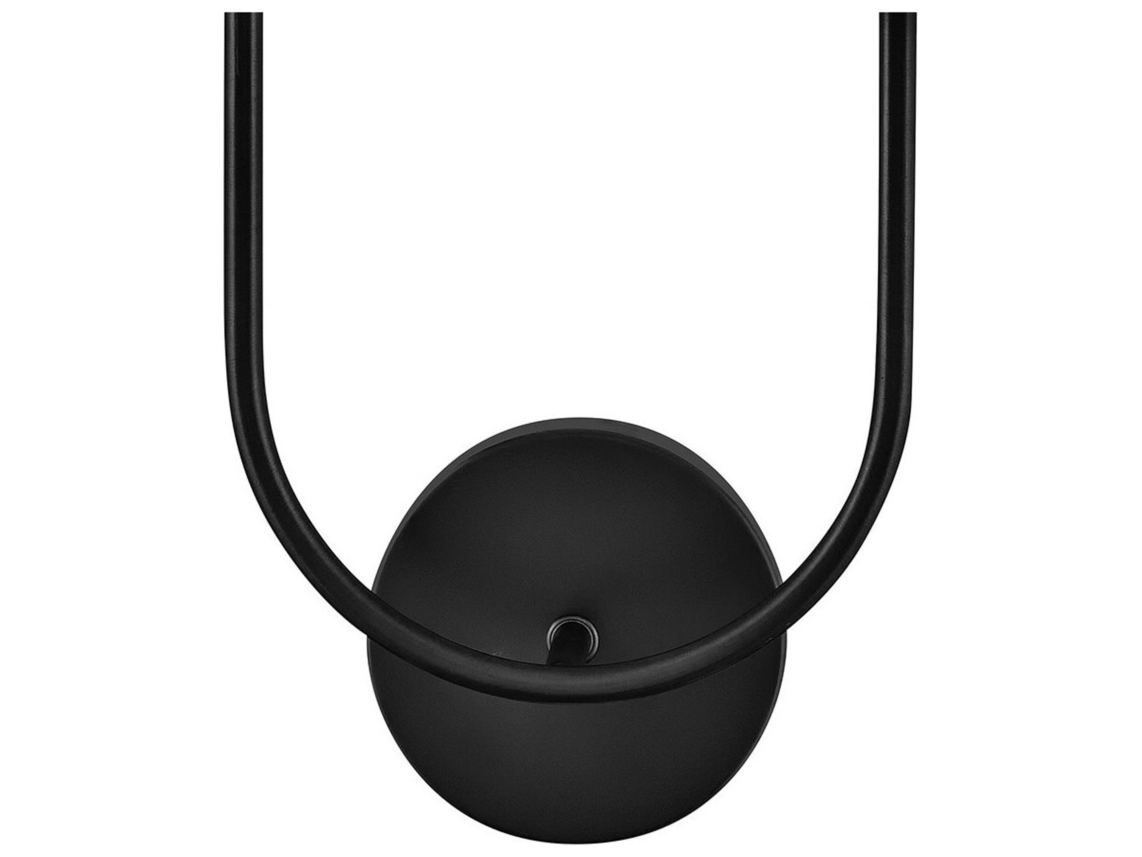 Lark Living Cora 2-Light Black Wall Sconce