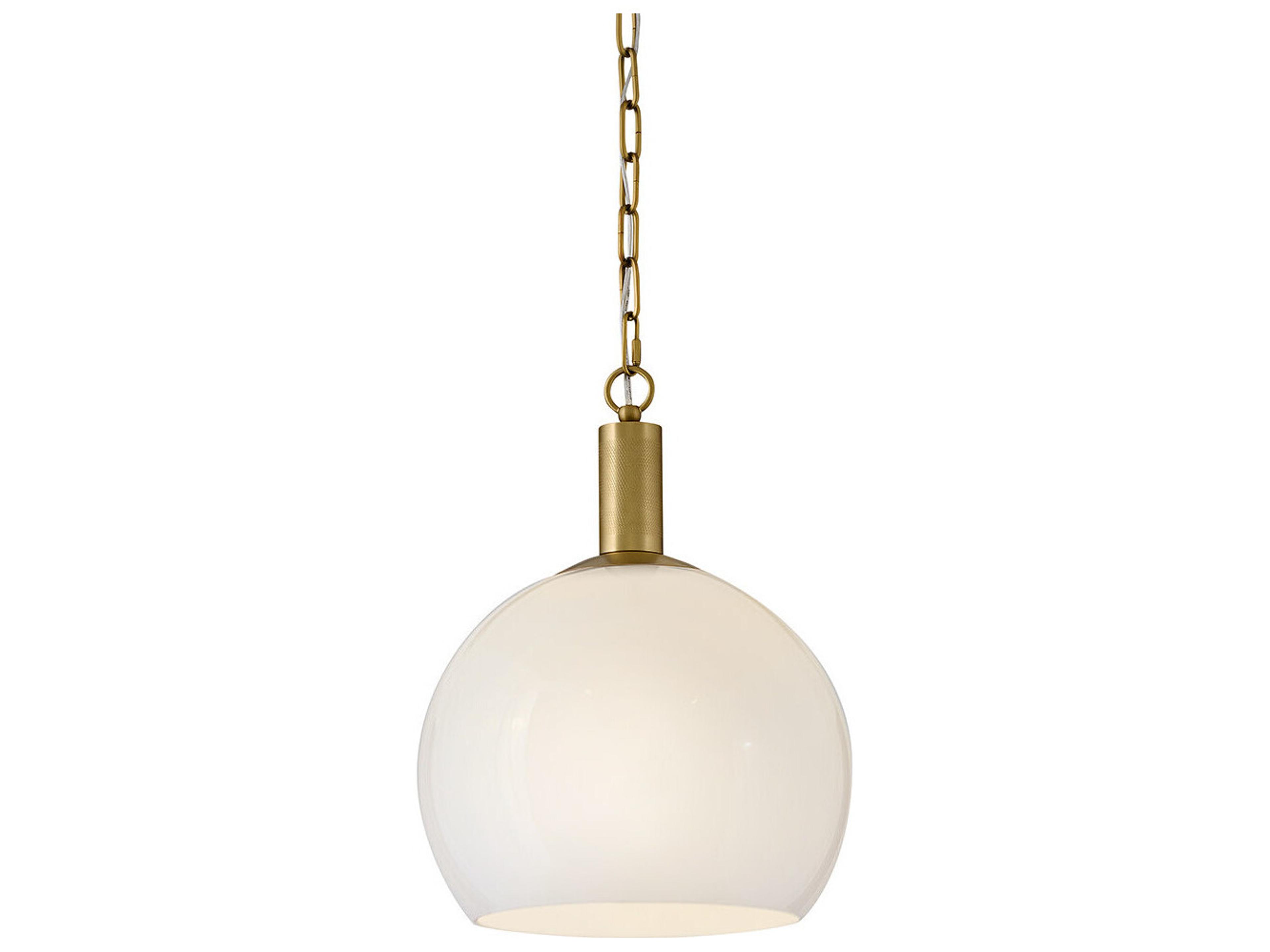 Lark Living Rivi 1-Light Lacquered Brass Pendant
