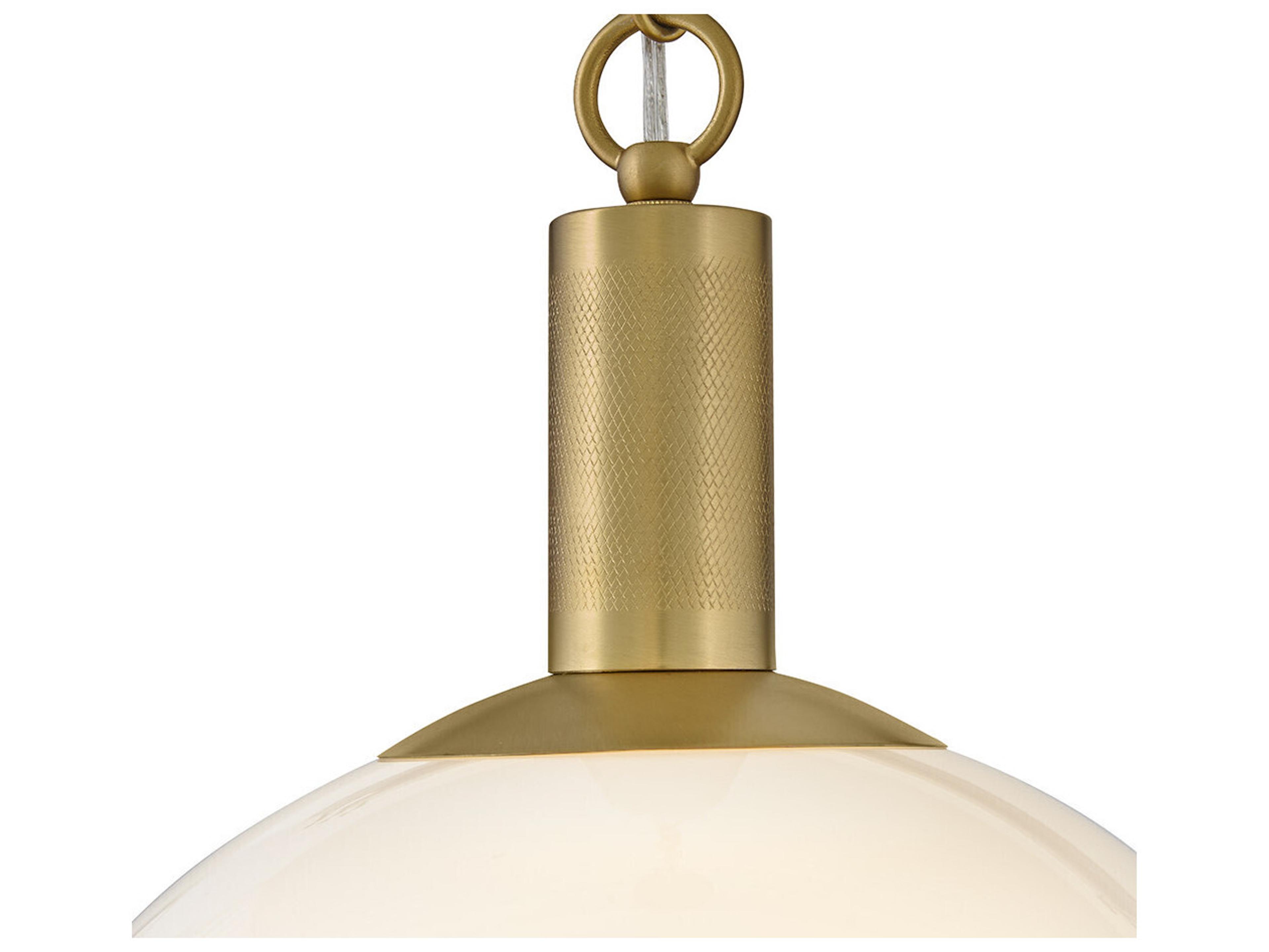 Lark Living Rivi 1-Light Lacquered Brass Pendant