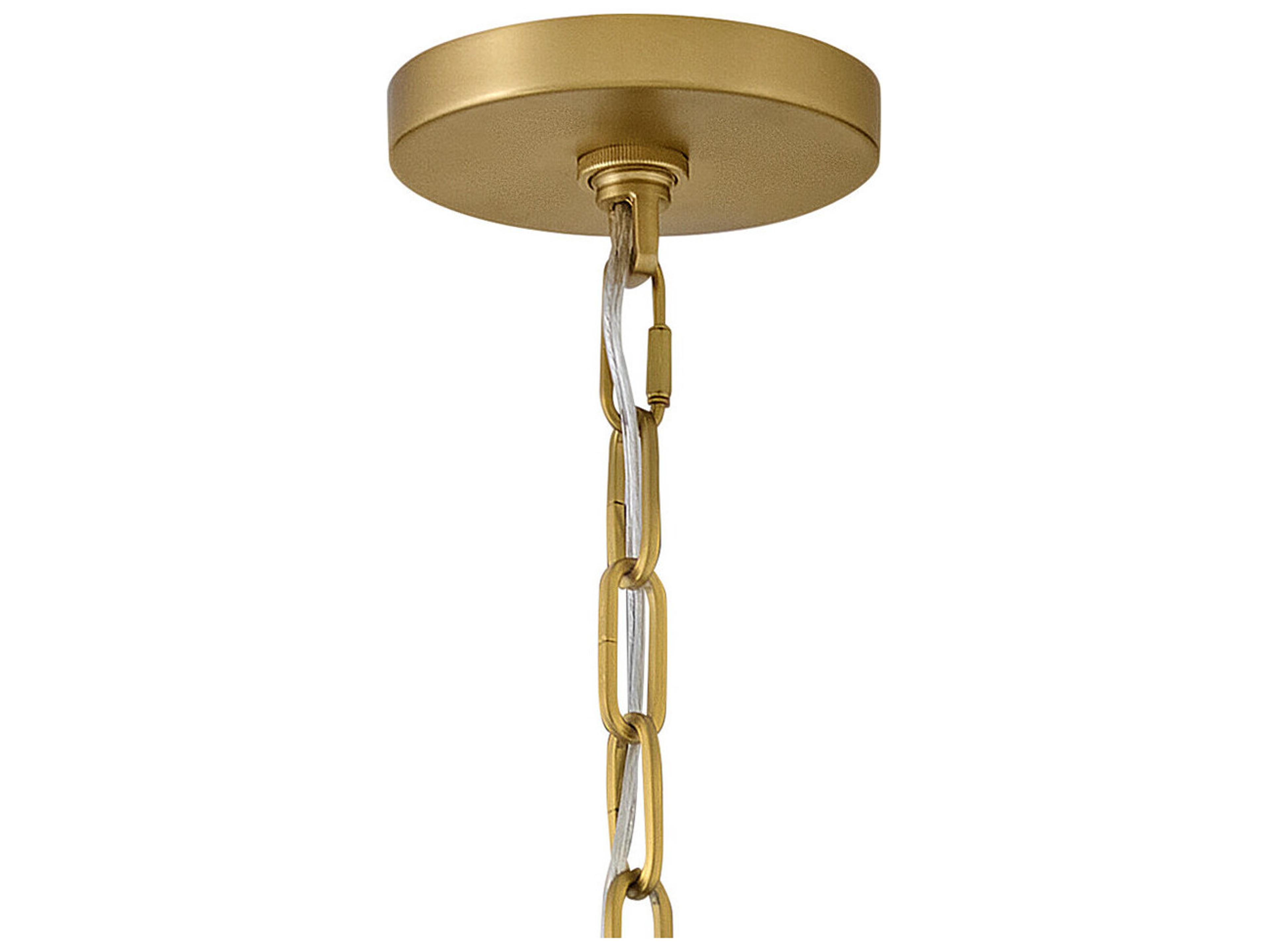 Lark Living Rivi 1-Light Lacquered Brass Pendant