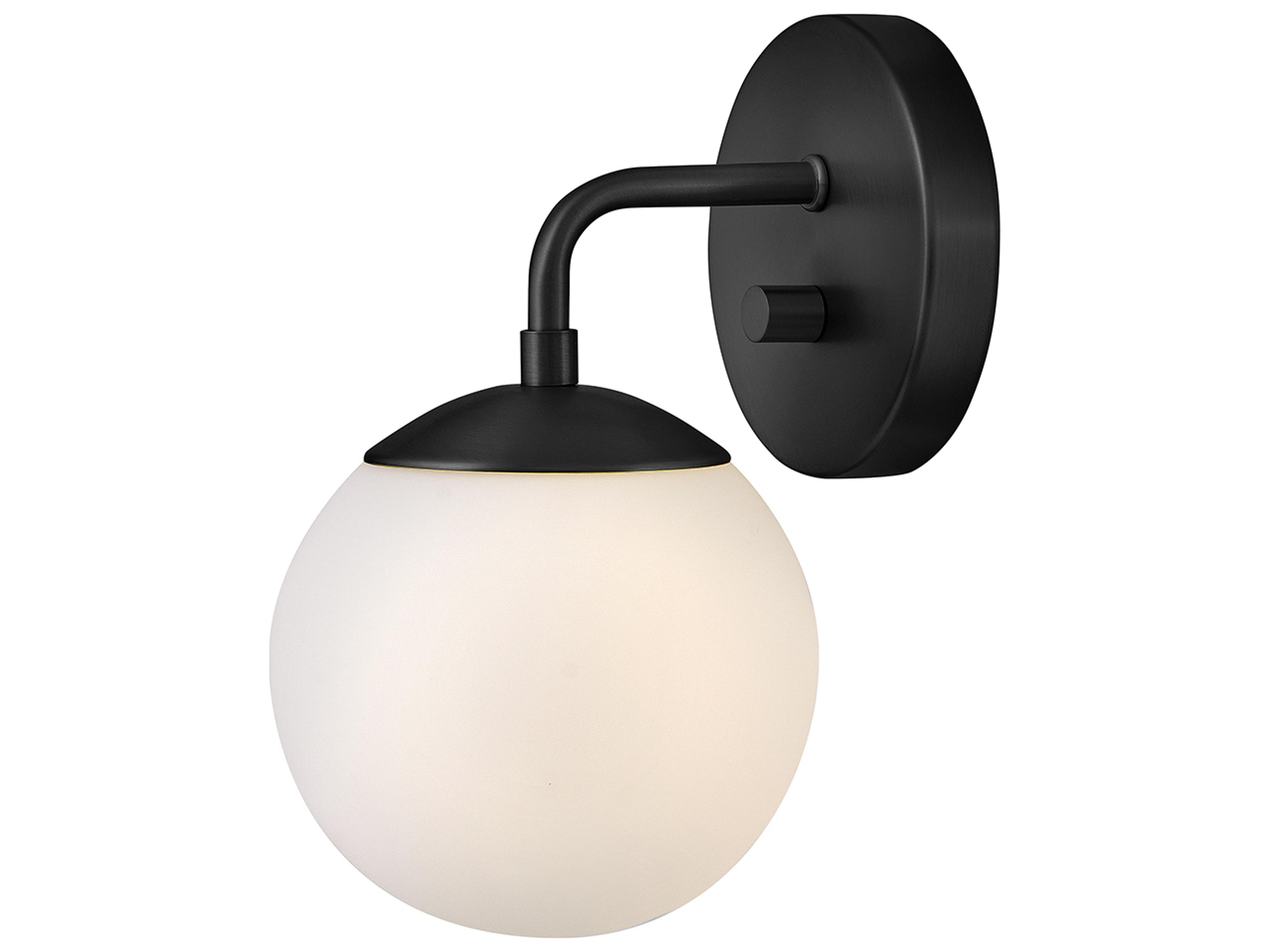 Julep 1-Light Black Wall Sconce