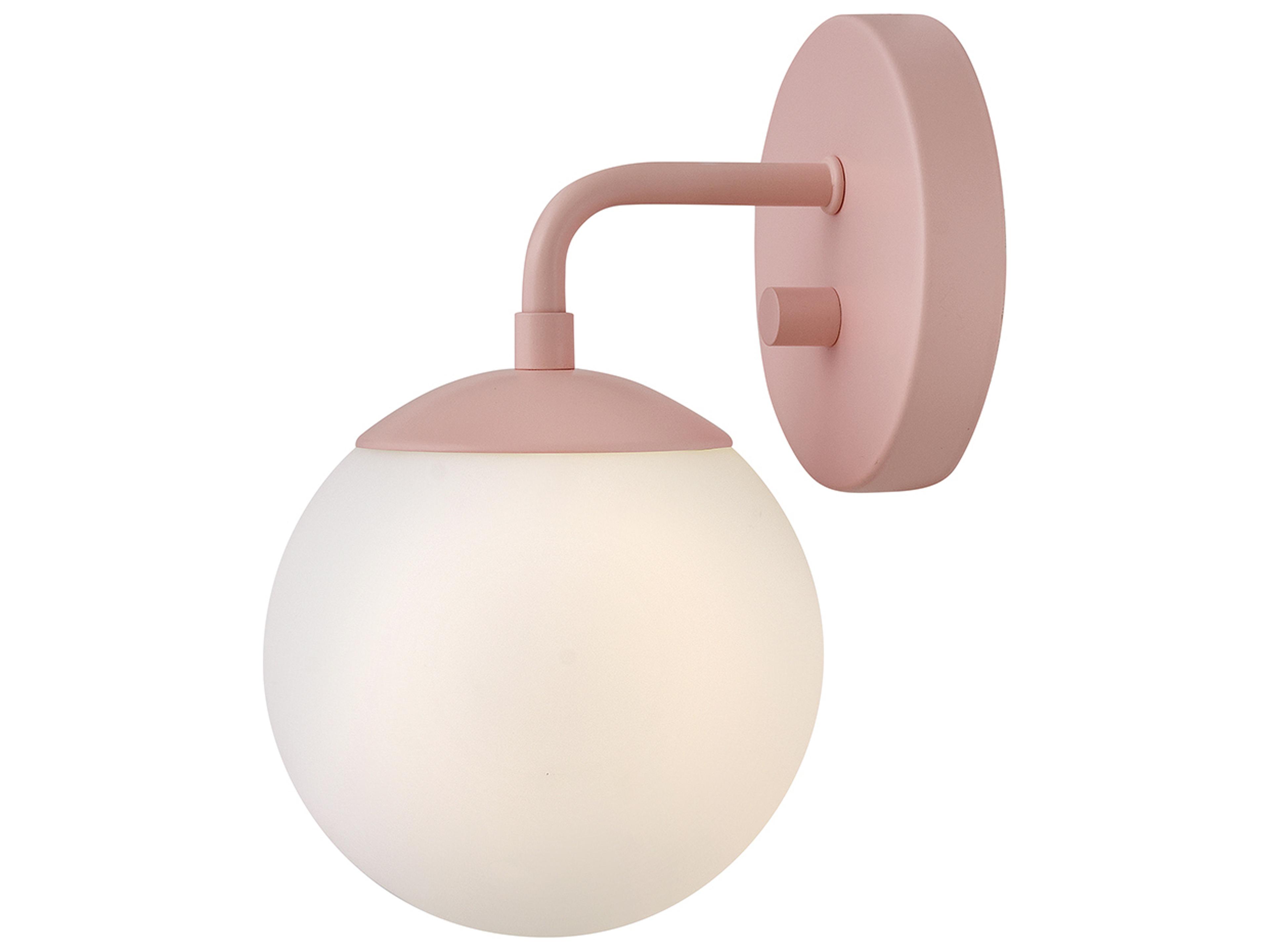 Julep 1-Light Rose Pink Wall Sconce