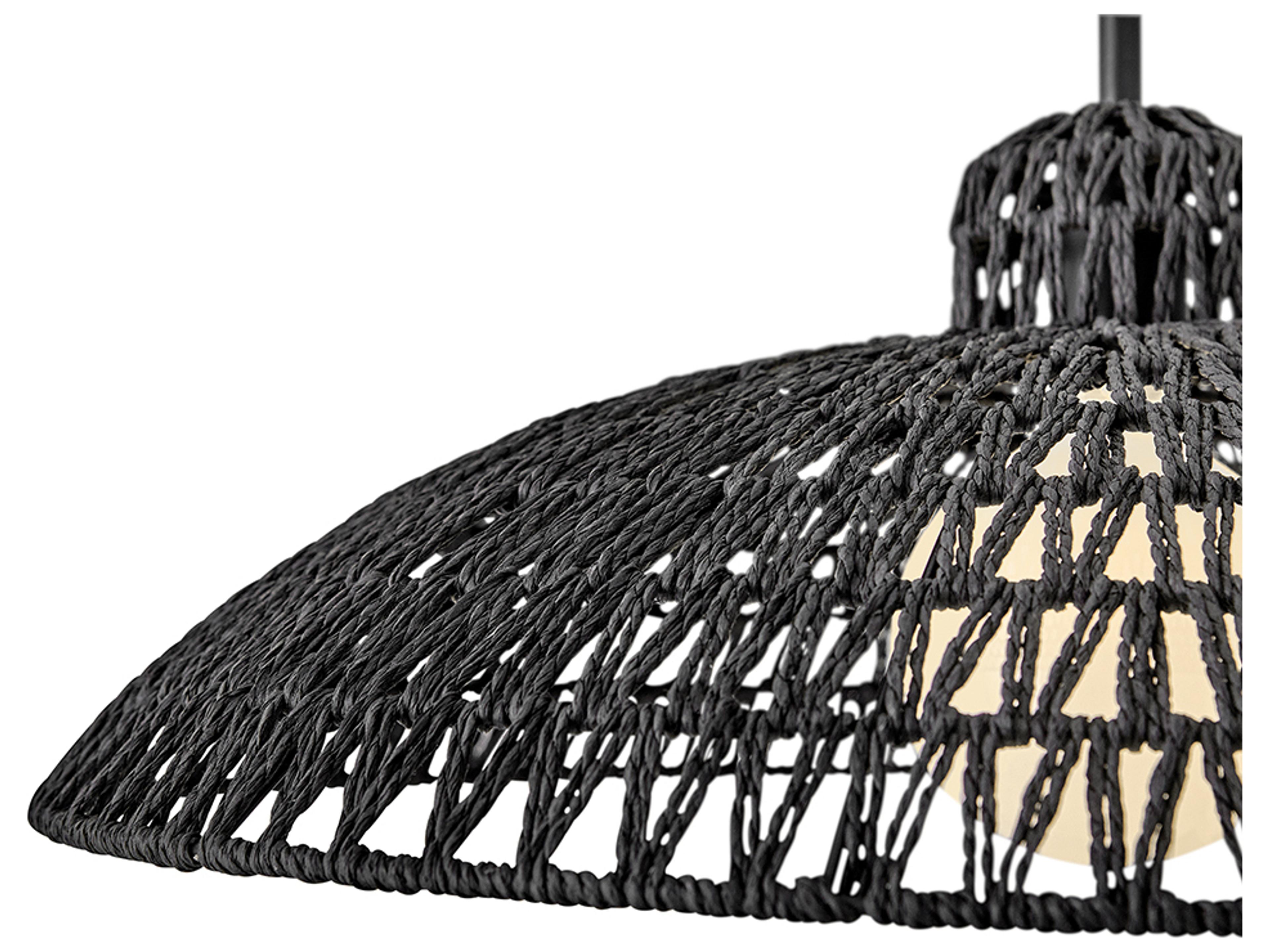 Lark Living Pismo 1-Light Black Dome Pendant