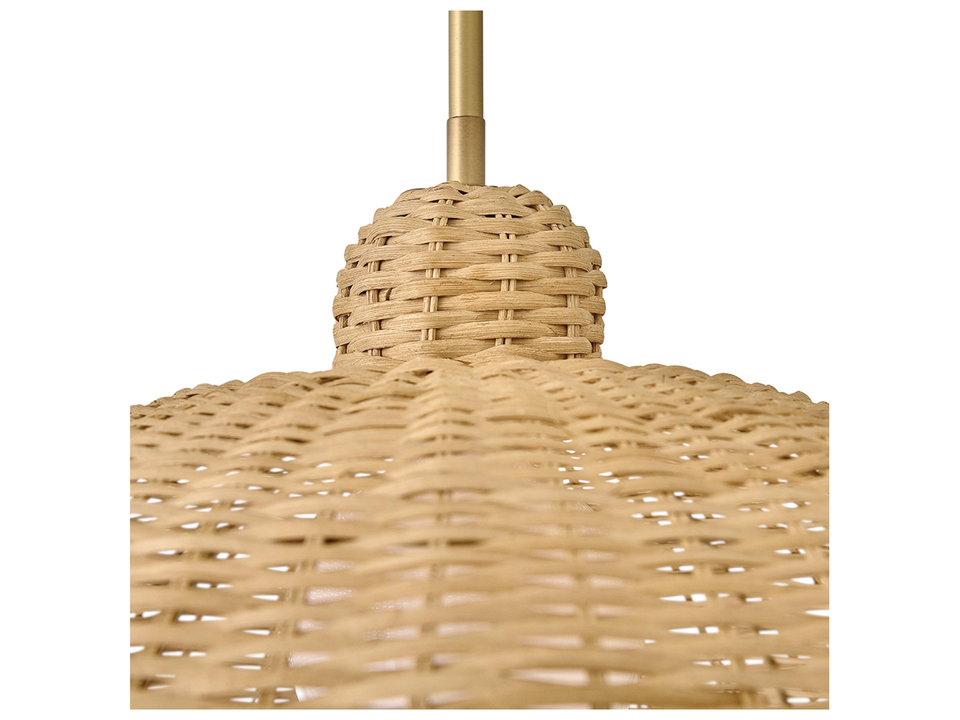 Lark Living Pismo 1-Light Lacquered Brass Dome Pendant