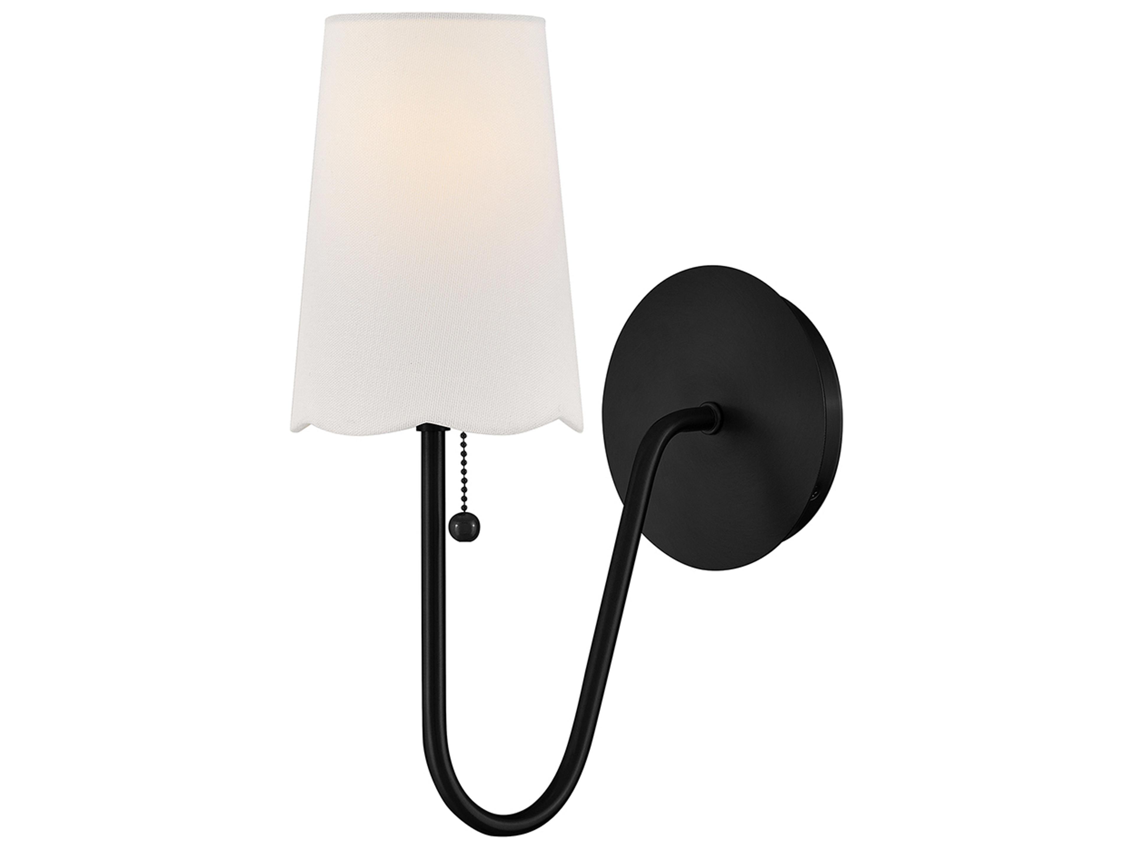 Lark Living Bliss 1-Light Black Wall Sconce