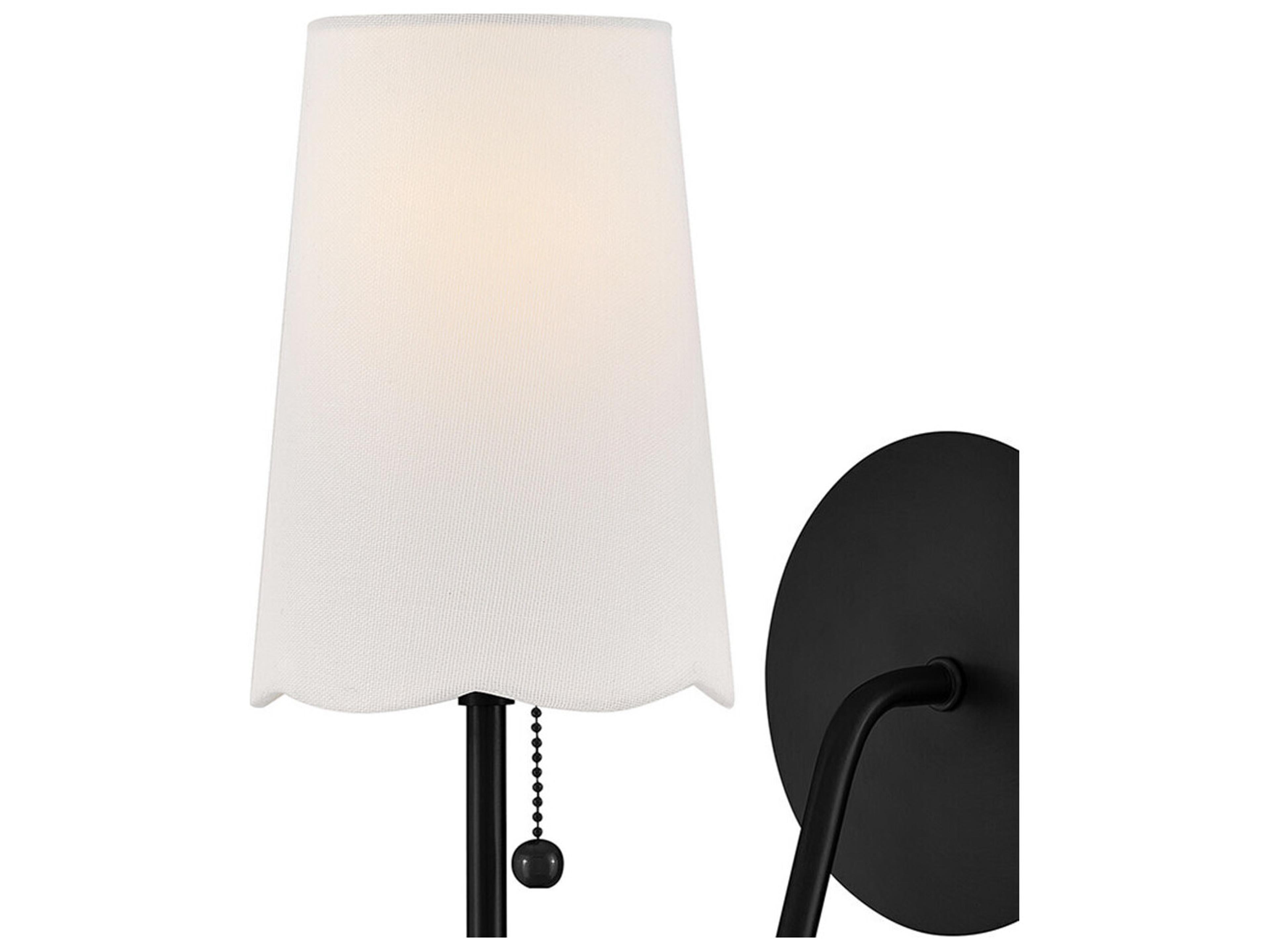 Lark Living Bliss 1-Light Black Wall Sconce