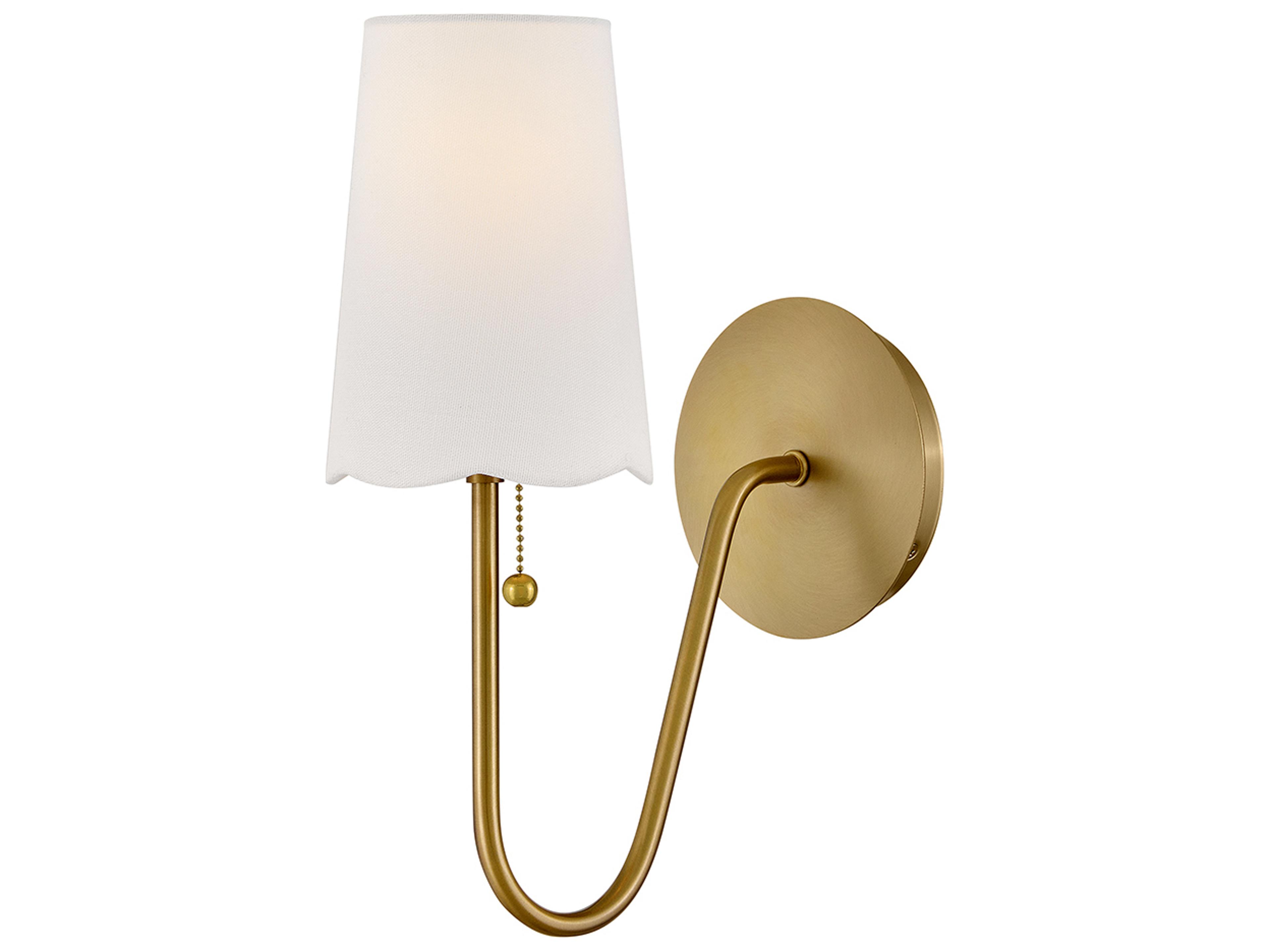 Bliss 1-Light Lacquered Brass Wall Sconce