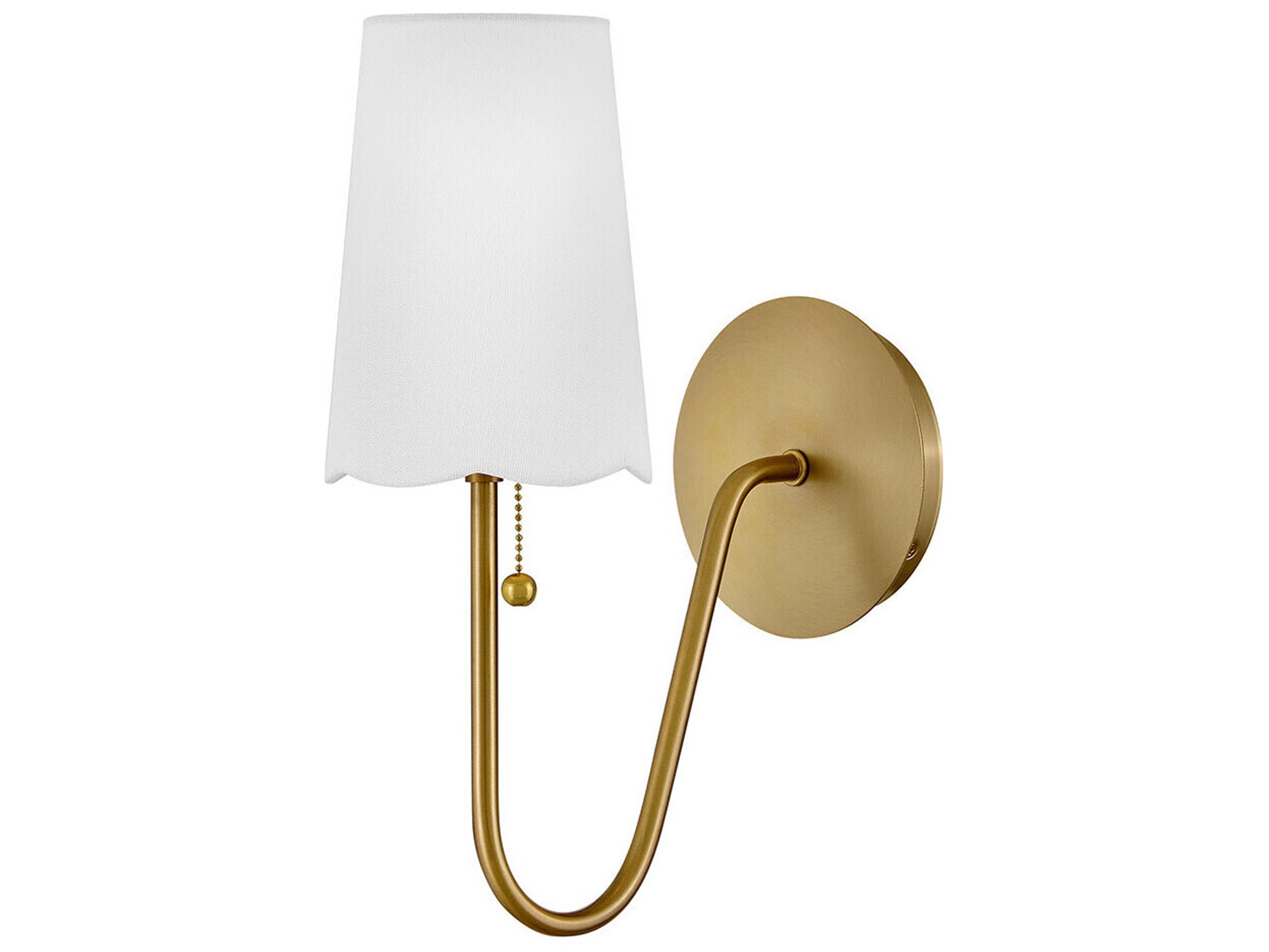 Lark Living Bliss 1-Light Lacquered Brass Wall Sconce