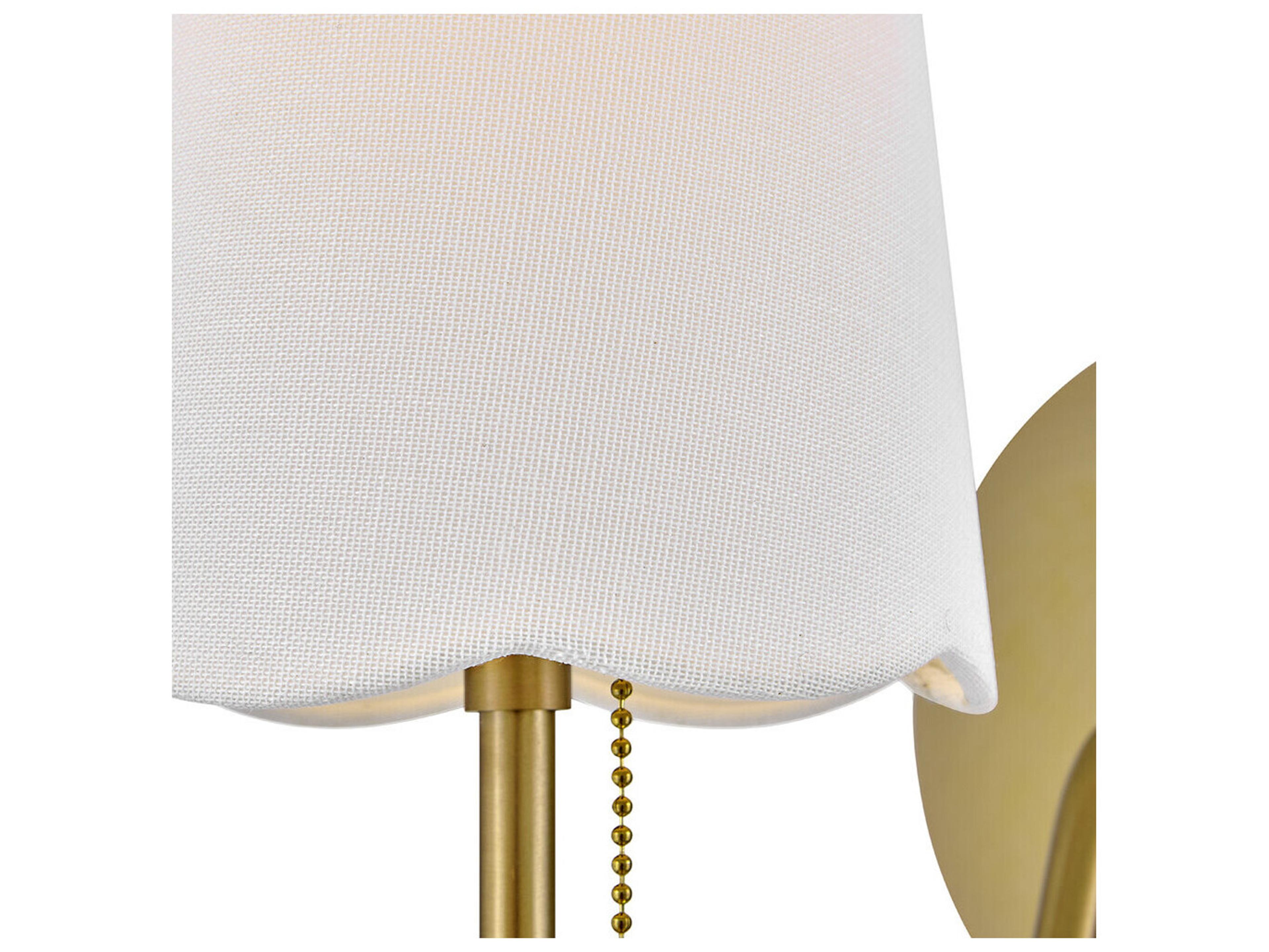 Lark Living Bliss 1-Light Lacquered Brass Wall Sconce
