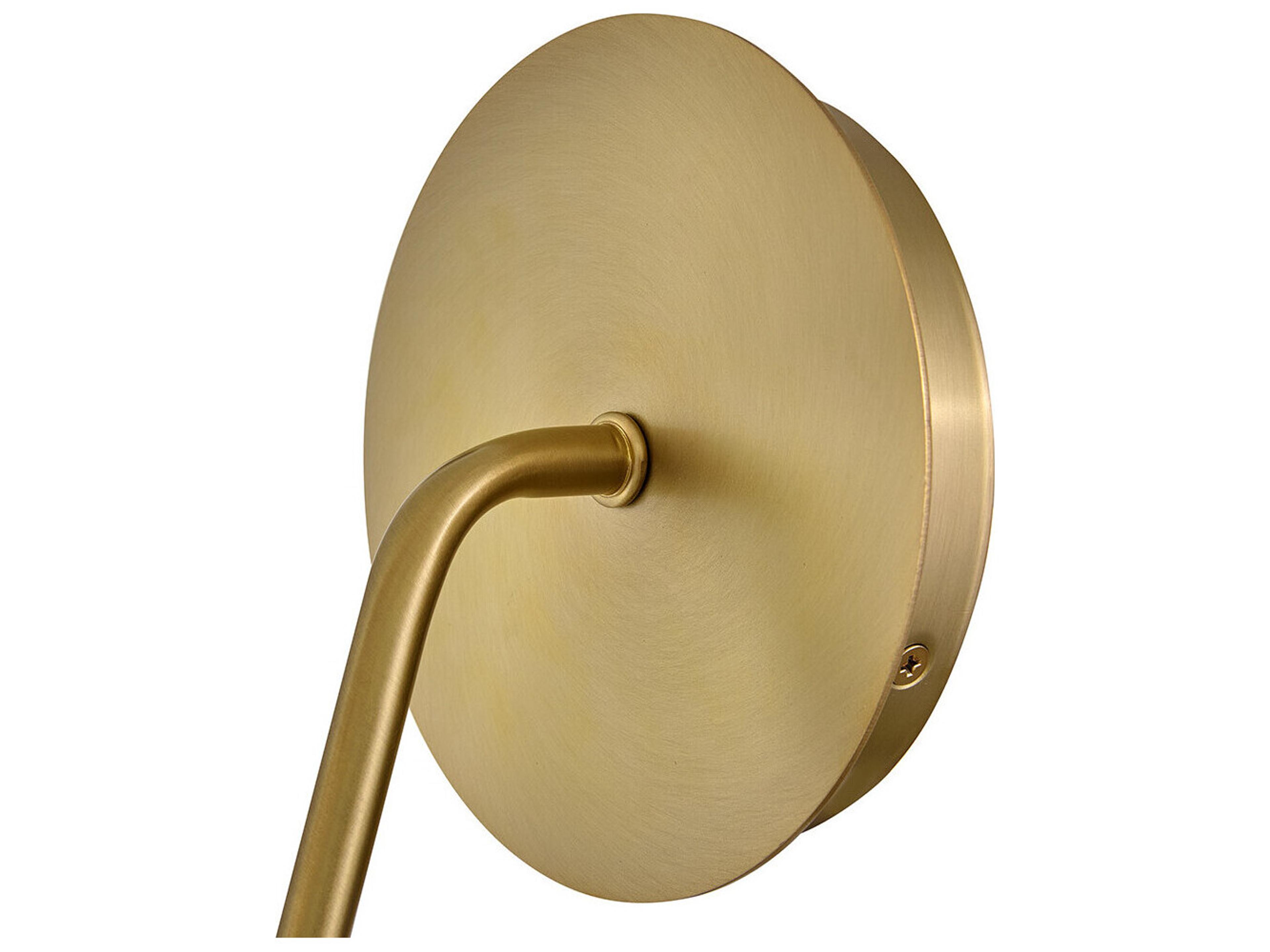 Lark Living Bliss 1-Light Lacquered Brass Wall Sconce