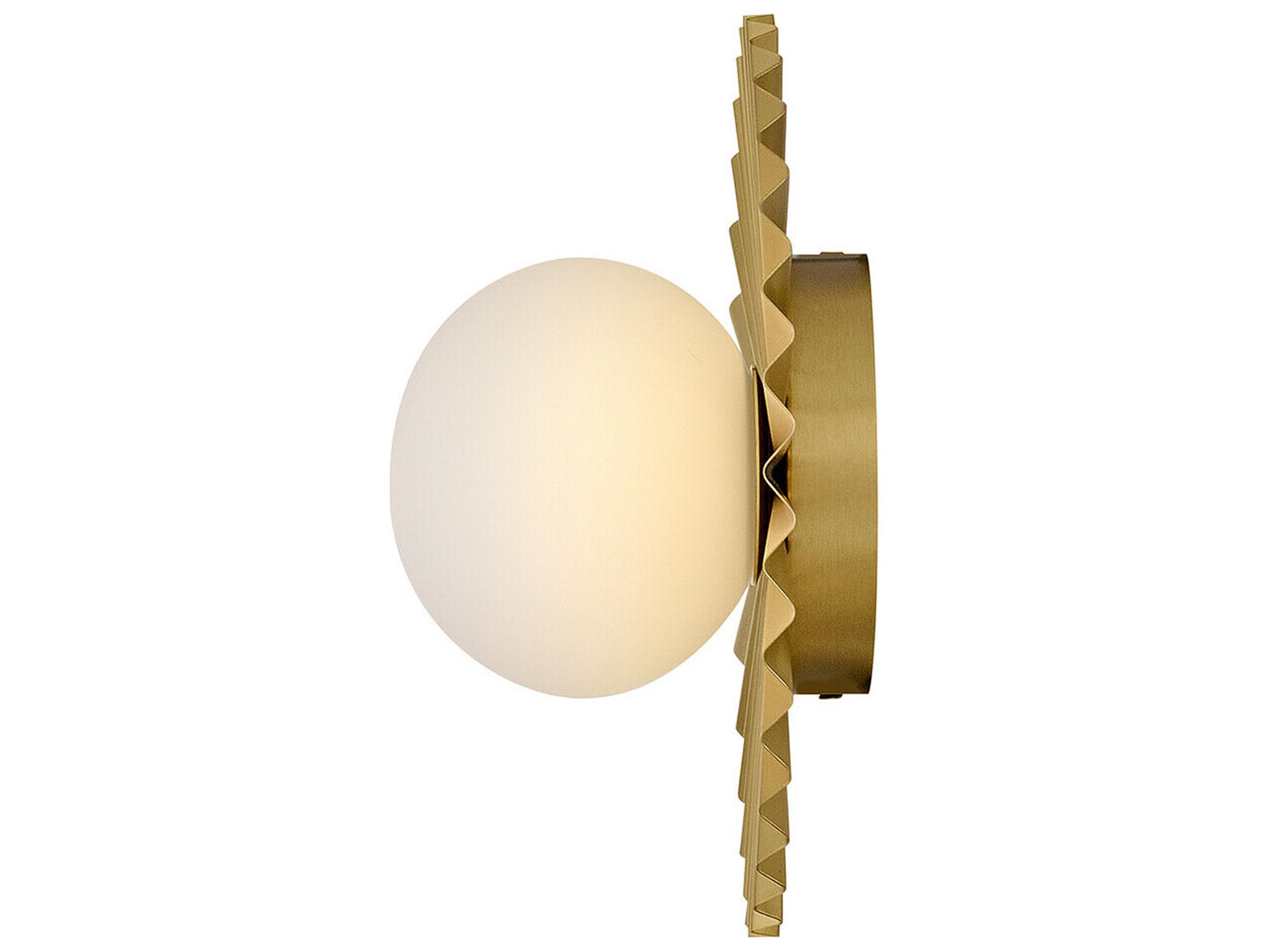 Lark Living Stevie 1-Light Lacquered Brass Globe Flush Mount