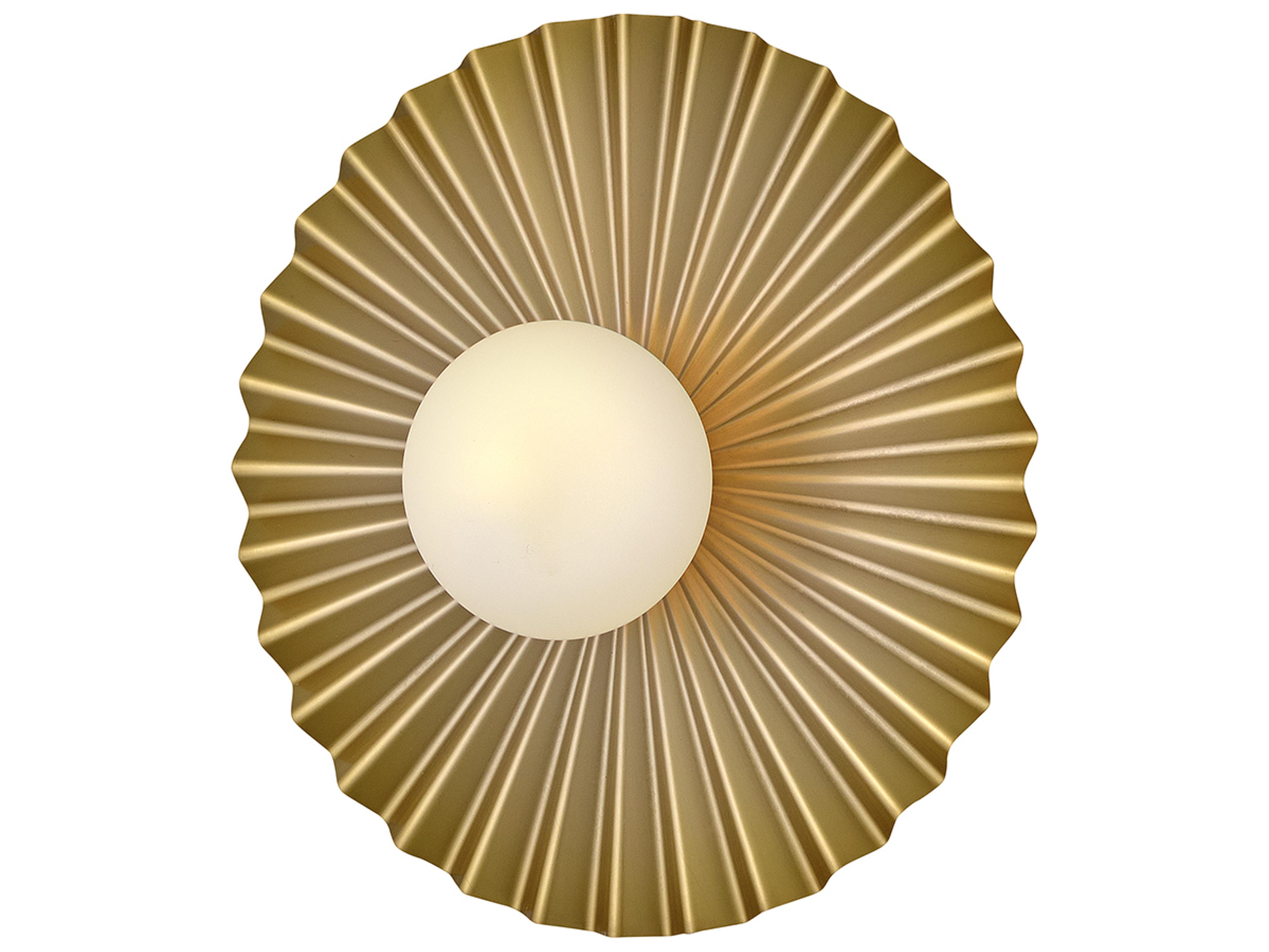 Lark Living Stevie 1-Light Lacquered Brass Globe Flush Mount