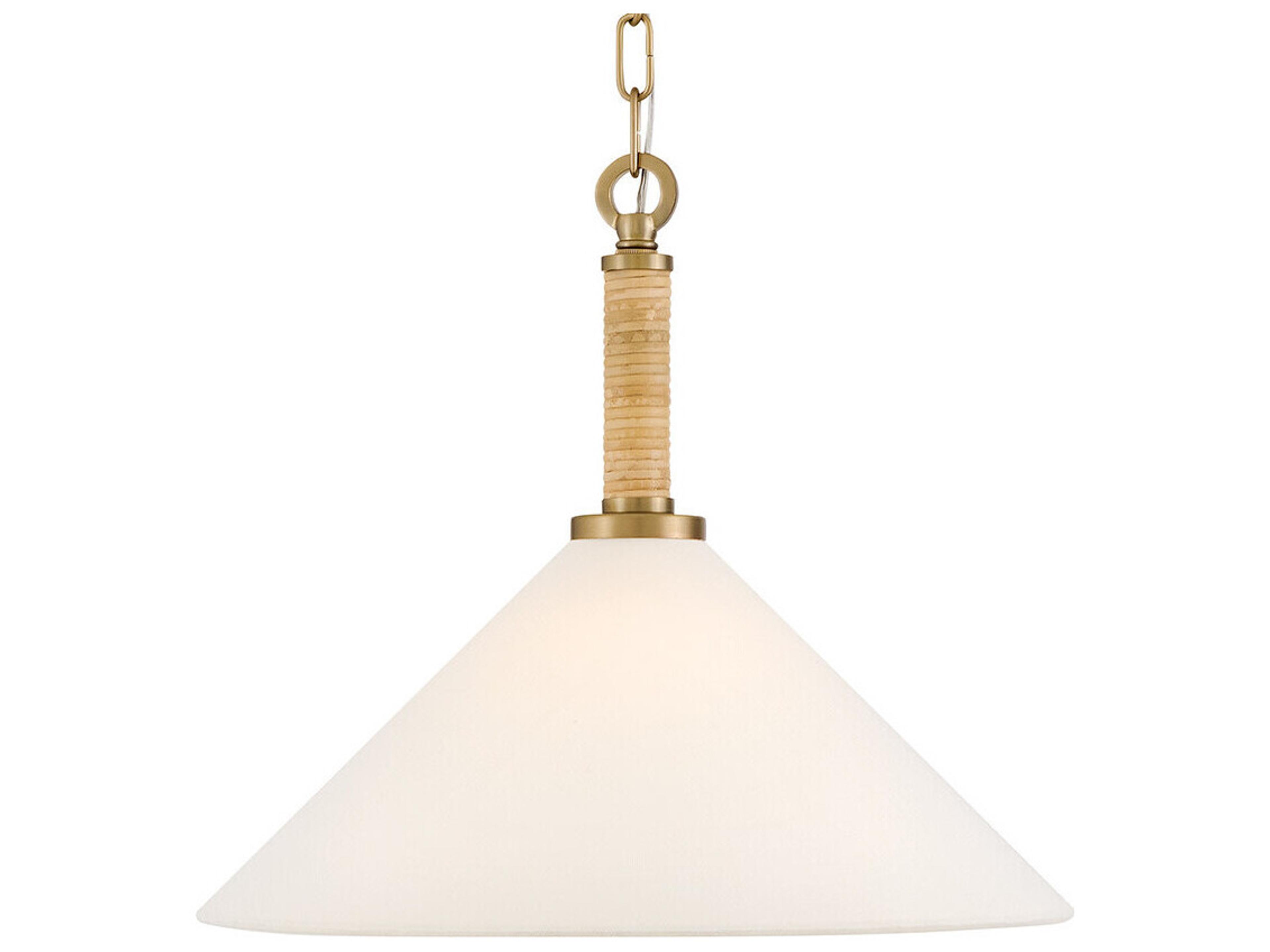 Lark Living Cove 1-Light Lacquered Brass Pendant