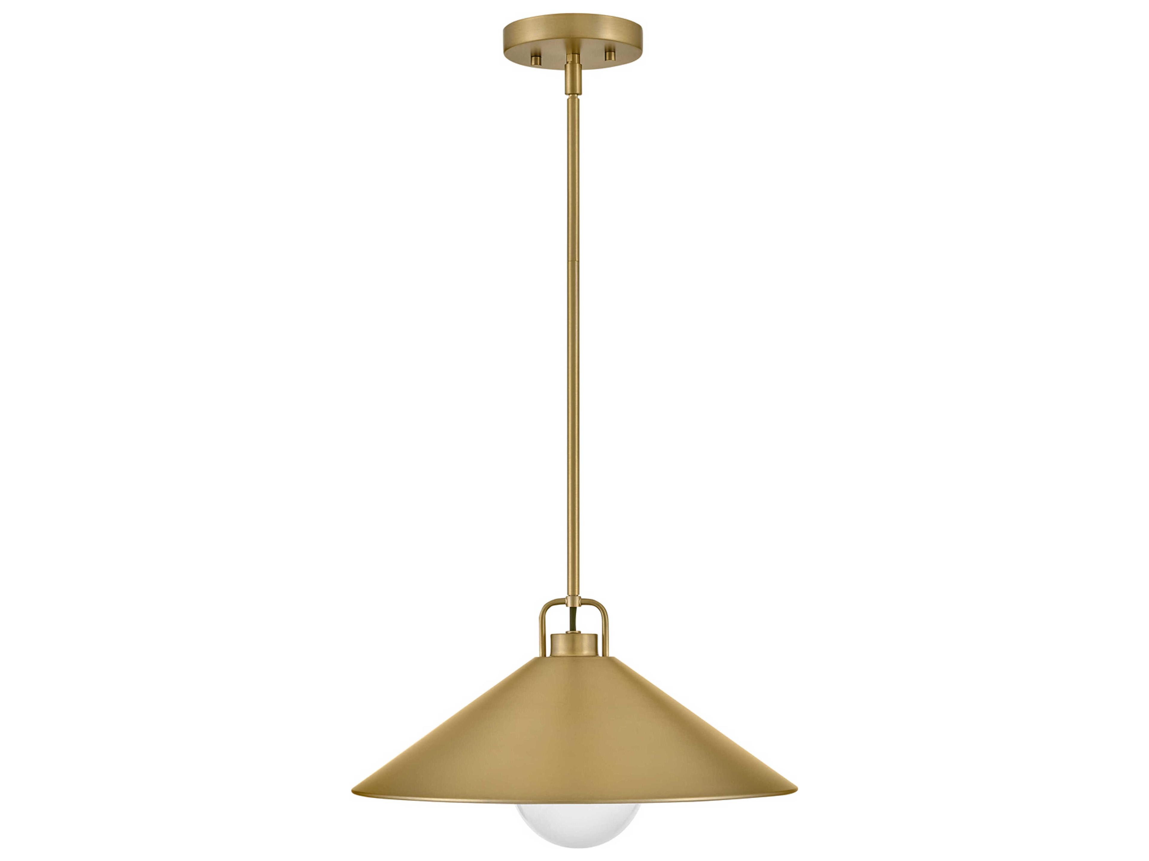 Lark Living Milo 1-Light Lacquered Brass Pendant