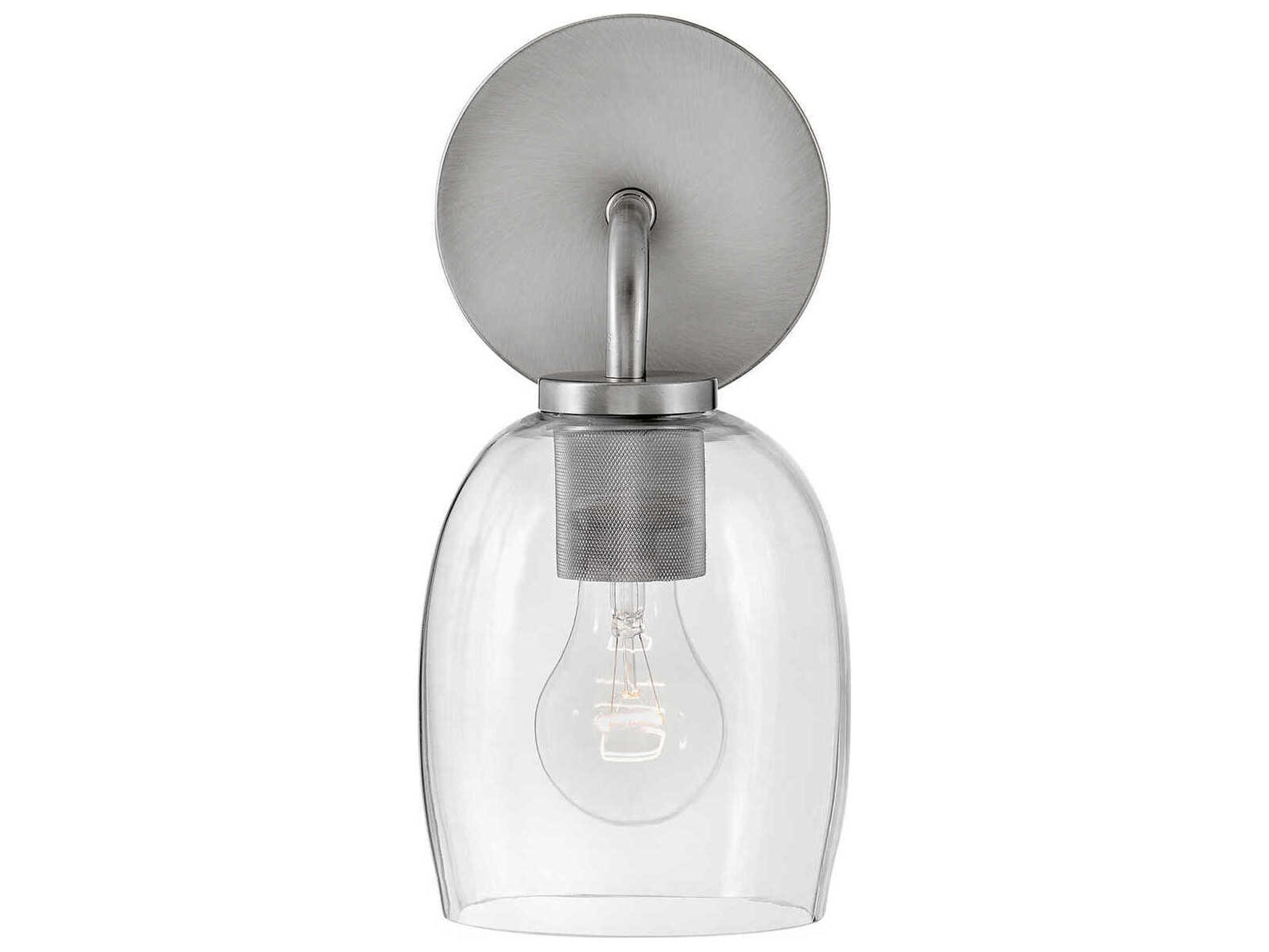 Lark Living Percy 1-Light Antique Nickel Wall Sconce