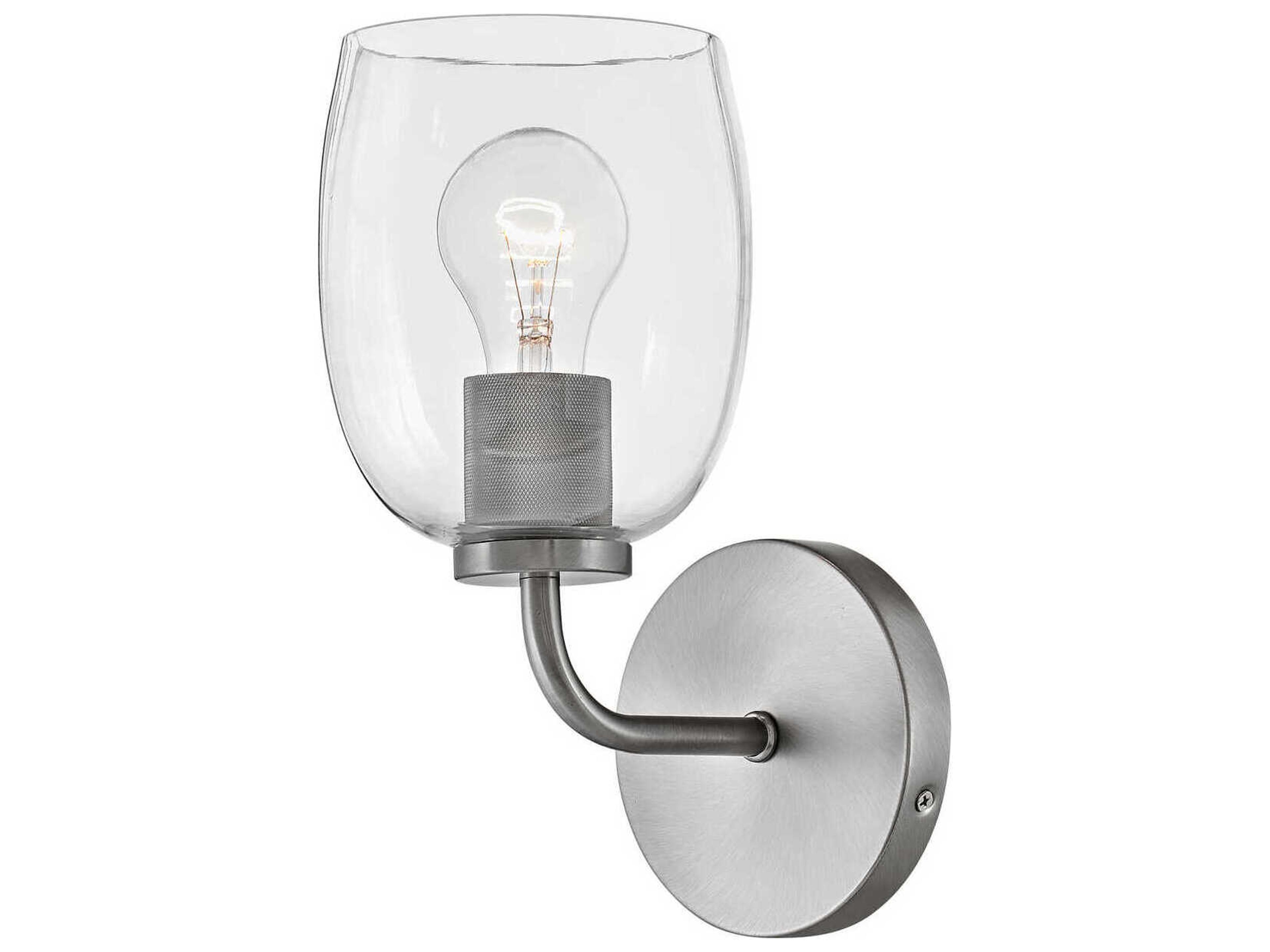 Lark Living Percy 1-Light Antique Nickel Wall Sconce