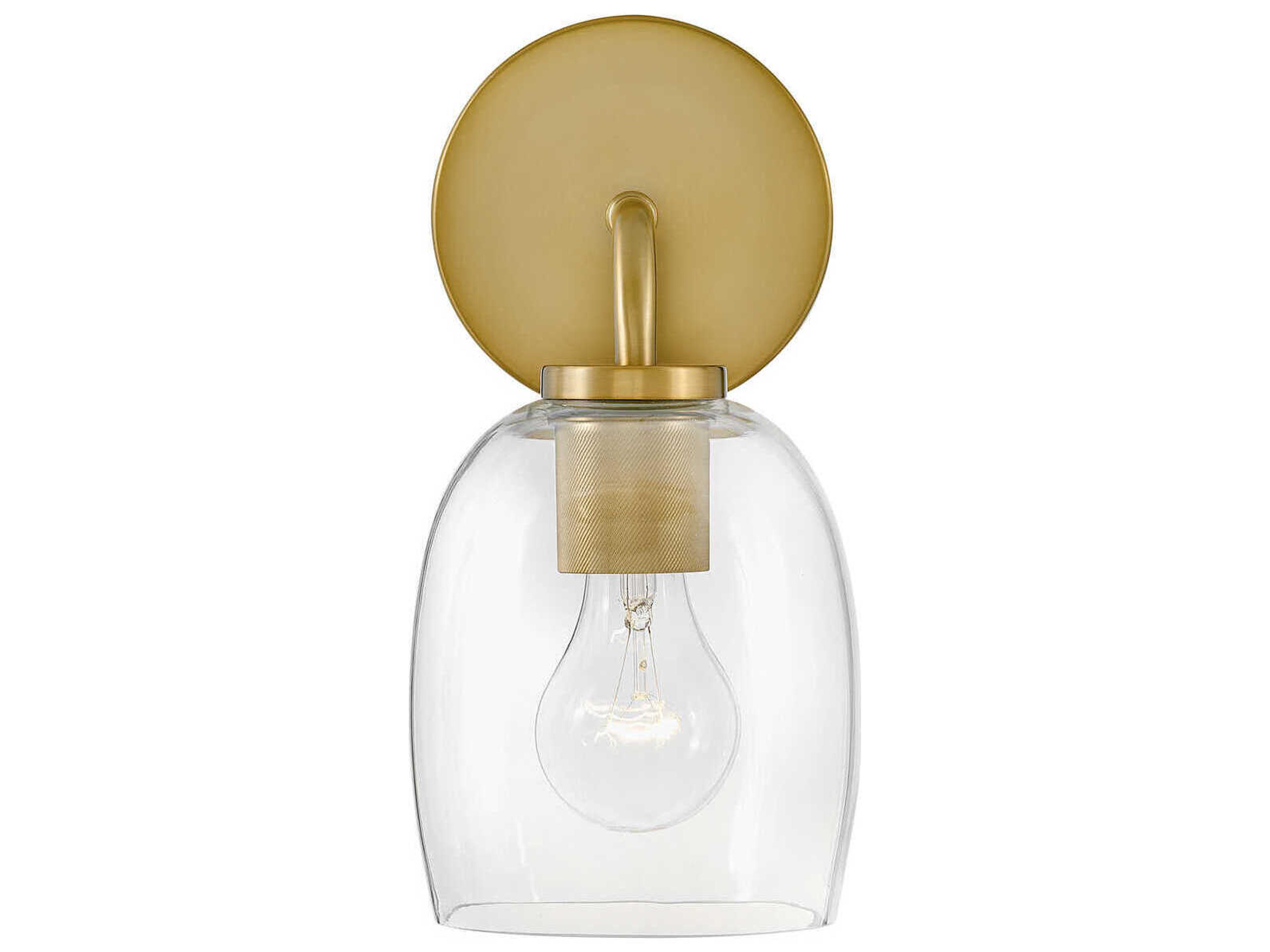 Lark Living Percy 1-Light Lacquered Brass Wall Sconce