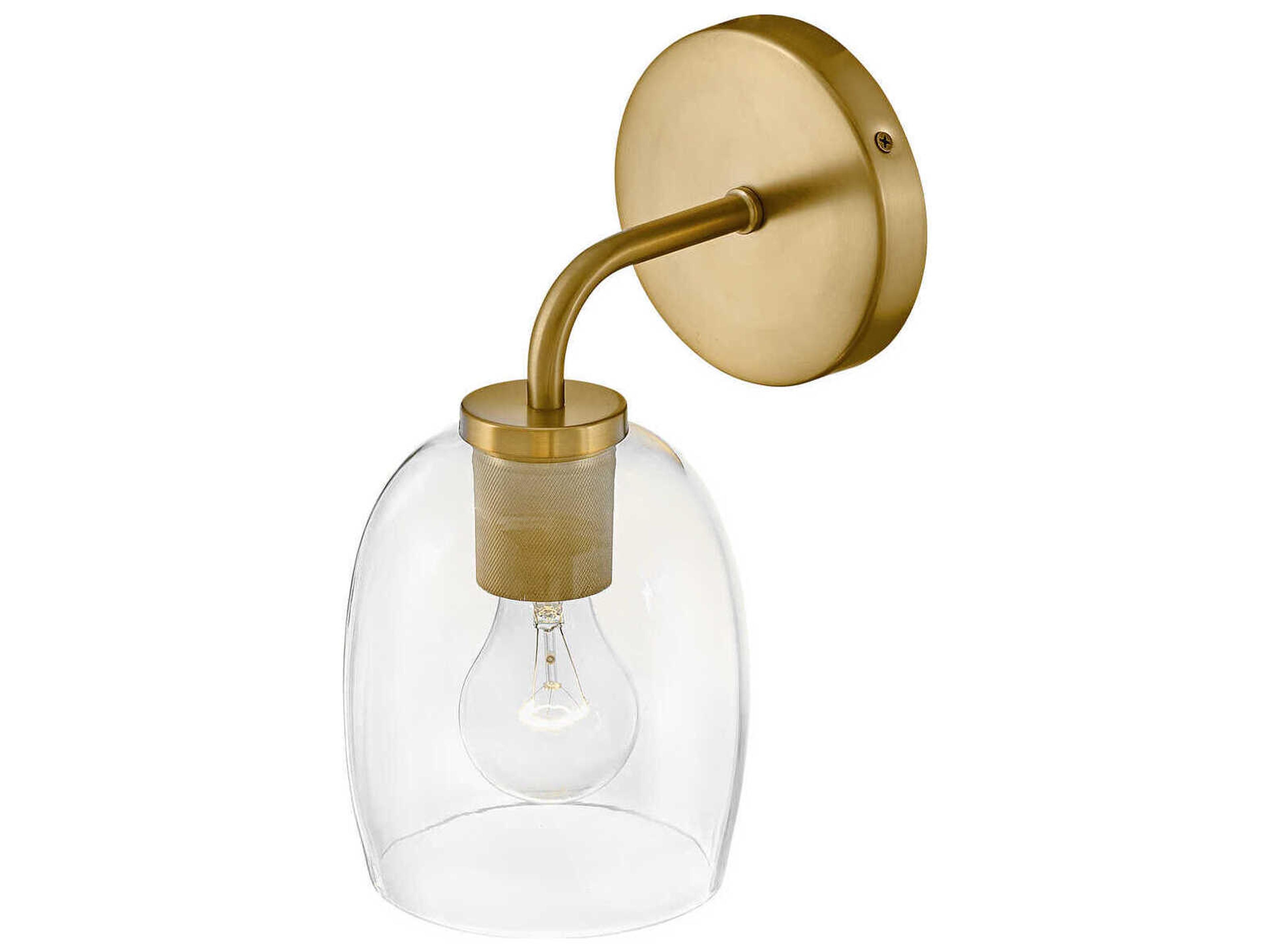 Lark Living Percy 1-Light Lacquered Brass Wall Sconce
