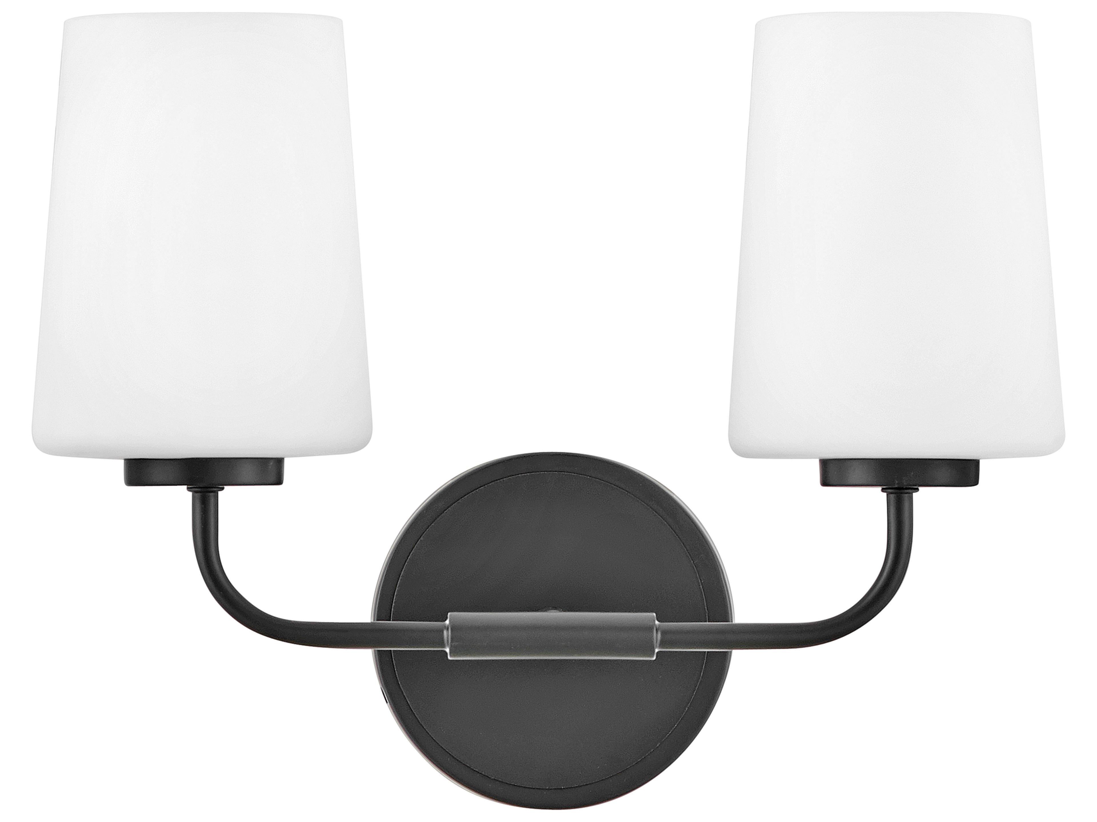 Kline Two Light Bath Vanity Modern Minimalist