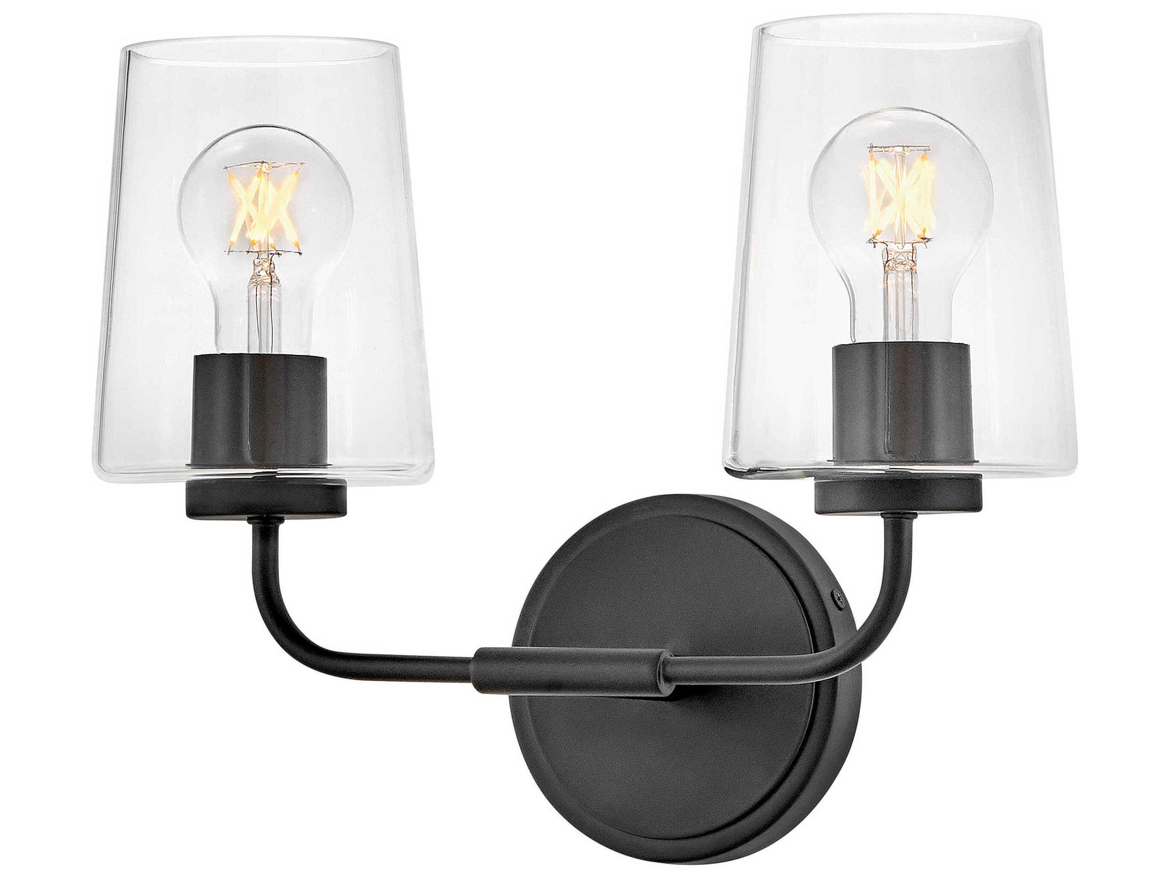 Lark Living Kline 3-Light Black Vanity Light