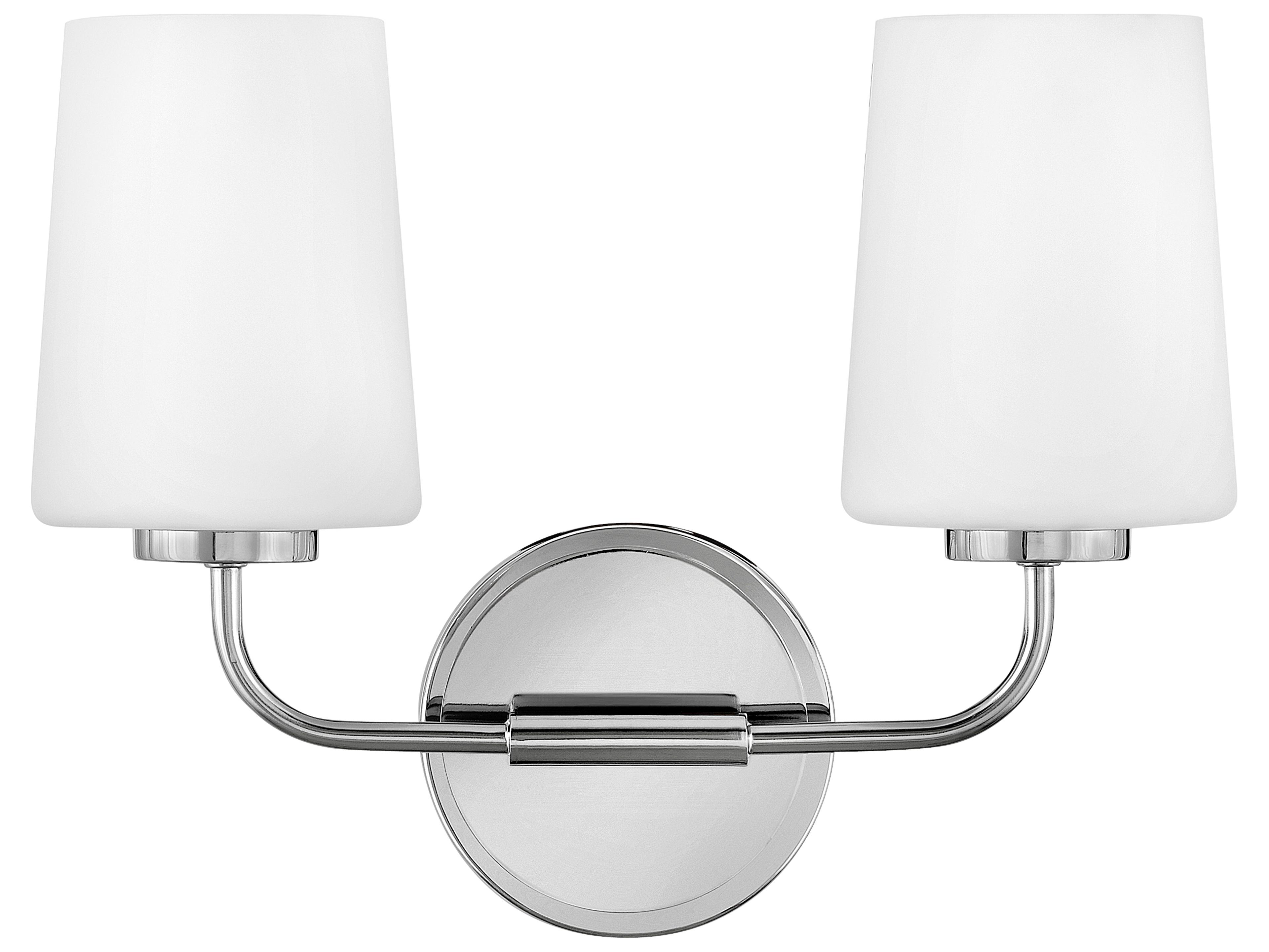Kline 2-Light Chrome Vanity Light