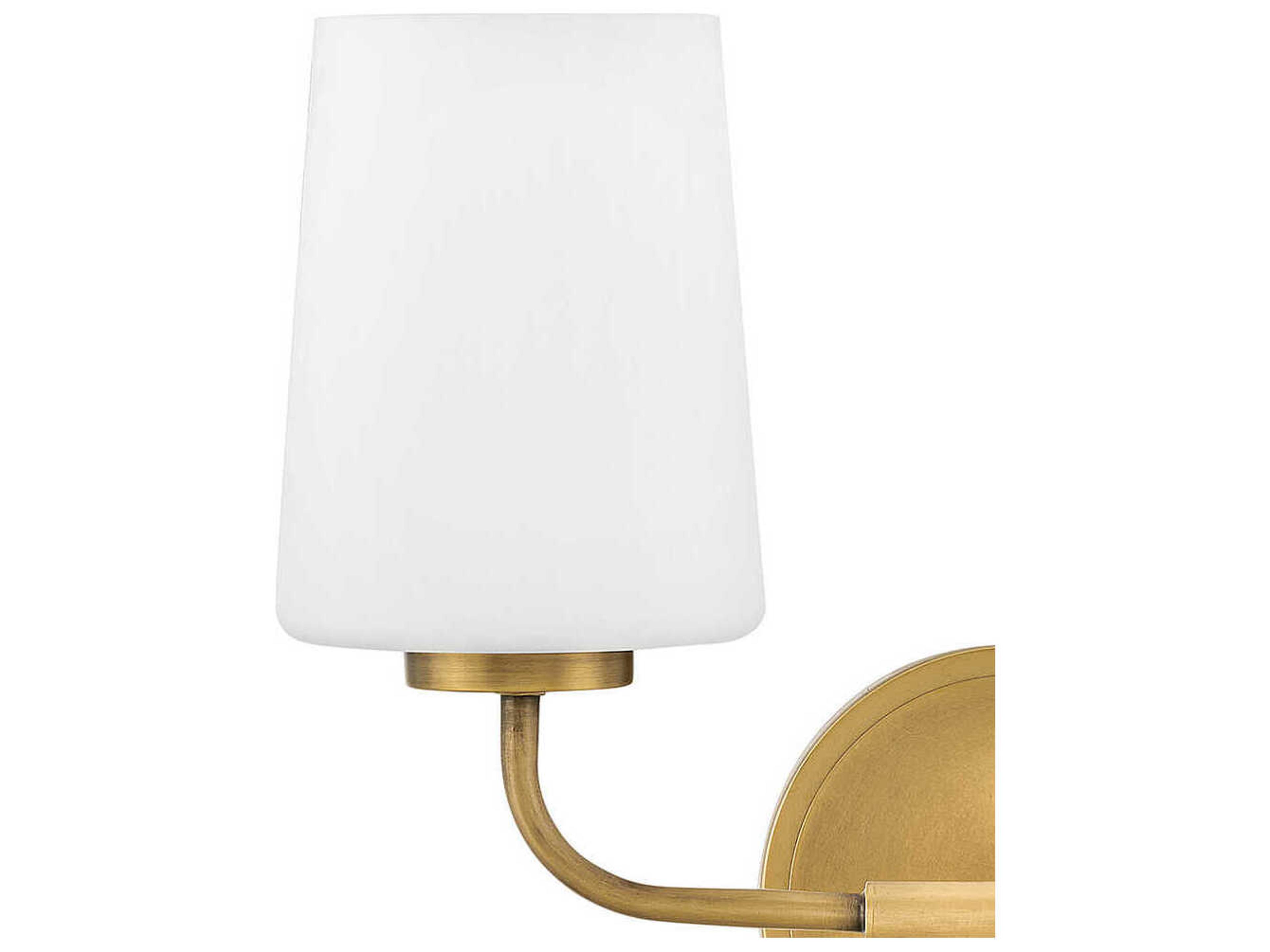 Lark Living Kline 2-Light Heritage Brass Vanity Light