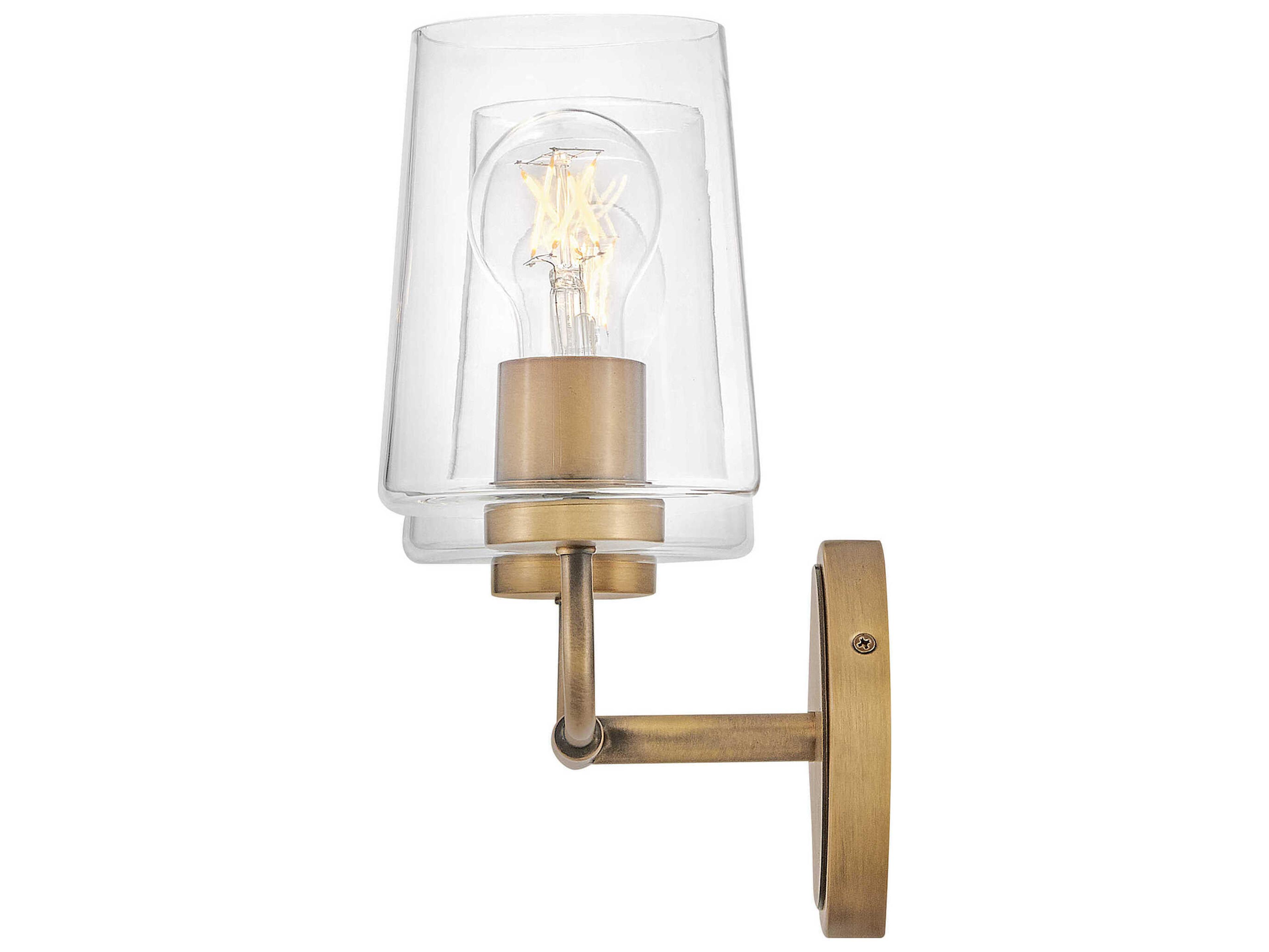 Lark Living Kline 2-Light Heritage Brass Vanity Light