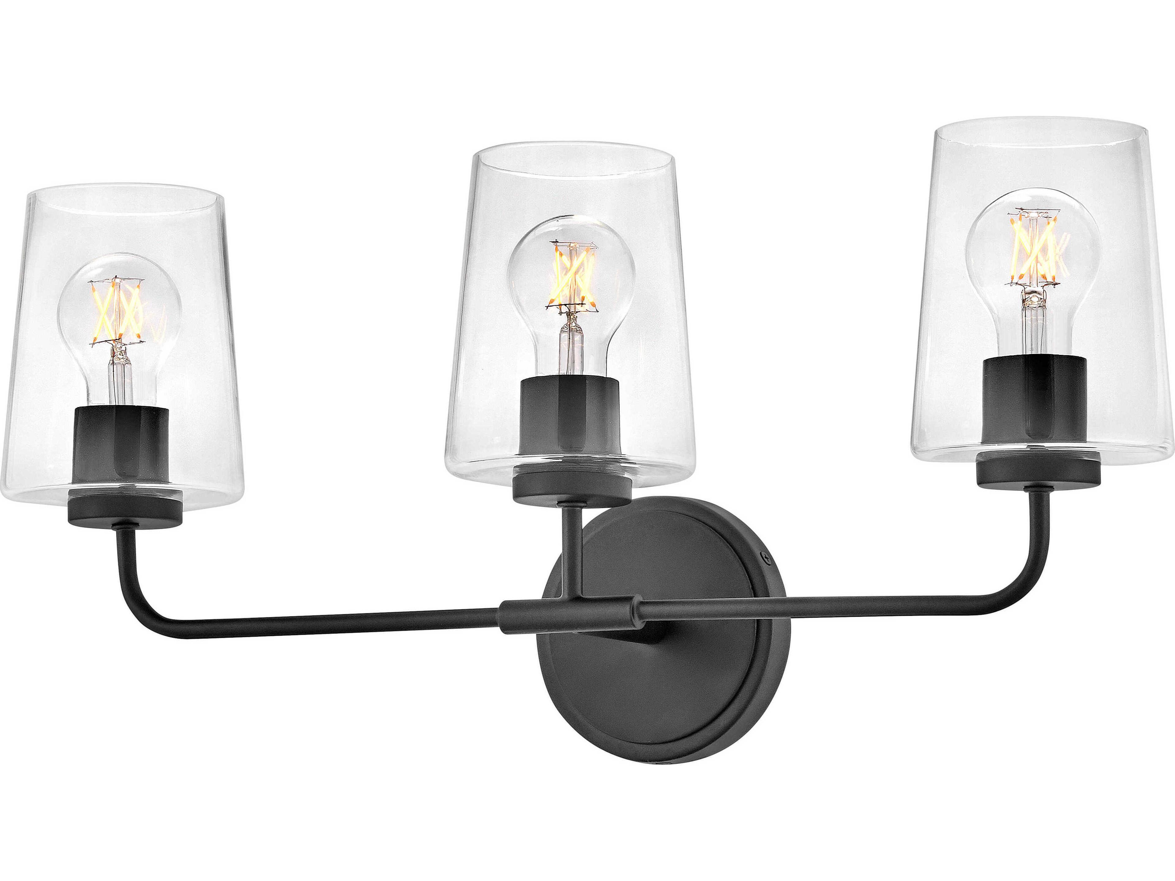 Lark Living Kline 3-Light Black Vanity Light