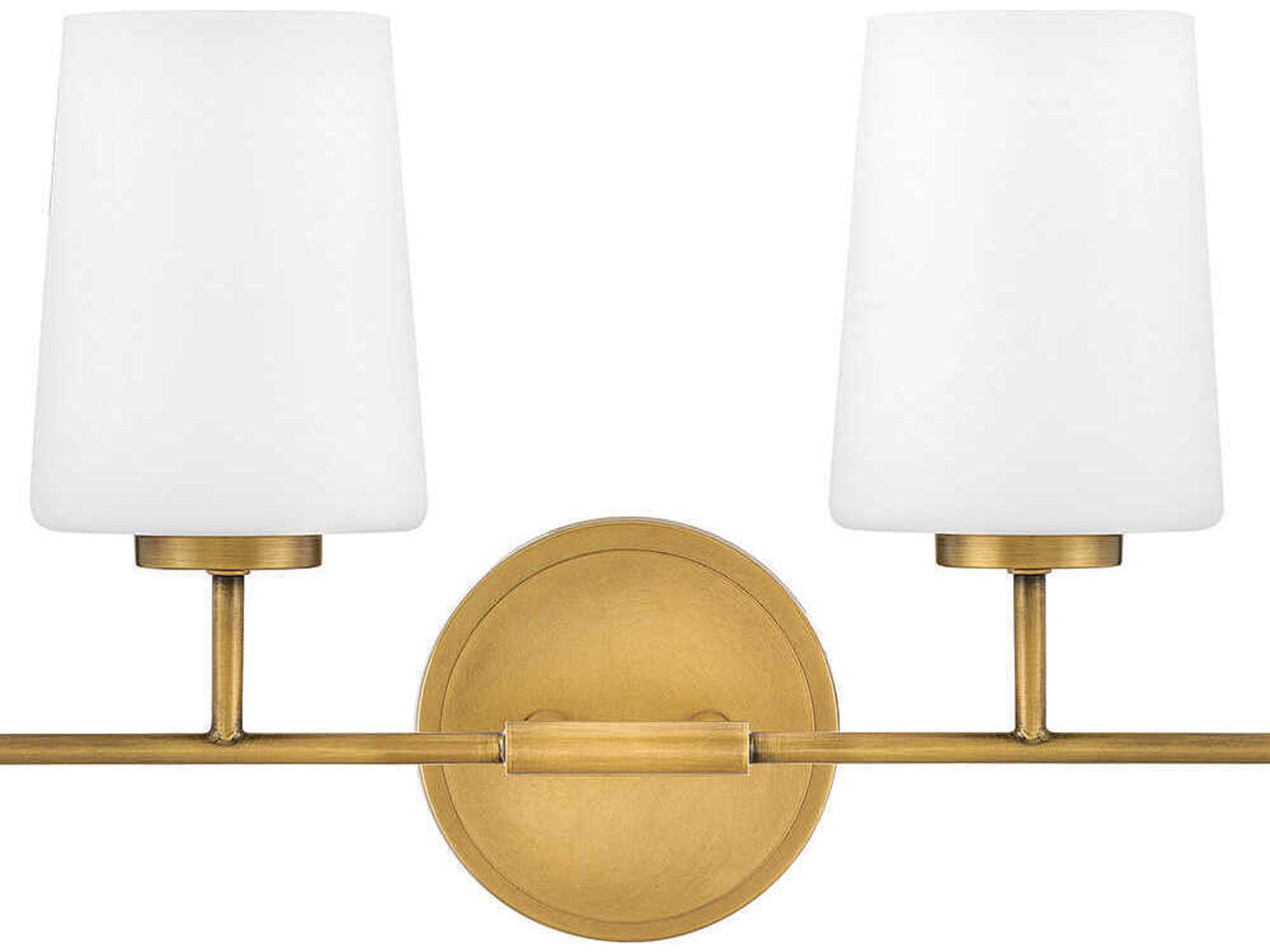 Lark Living Kline 4-Light Heritage Brass Vanity Light