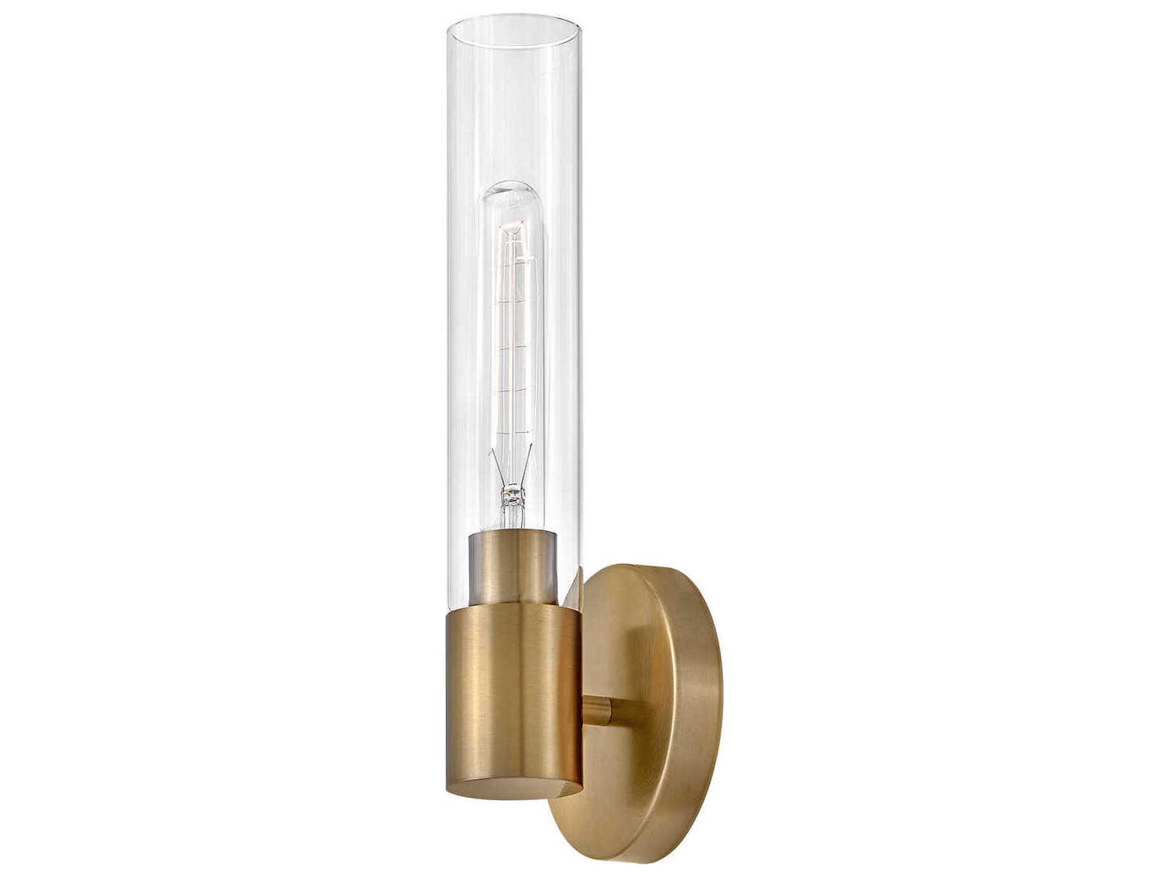 Lark Living Shea 1-Light Lacquered Brass Wall Sconce