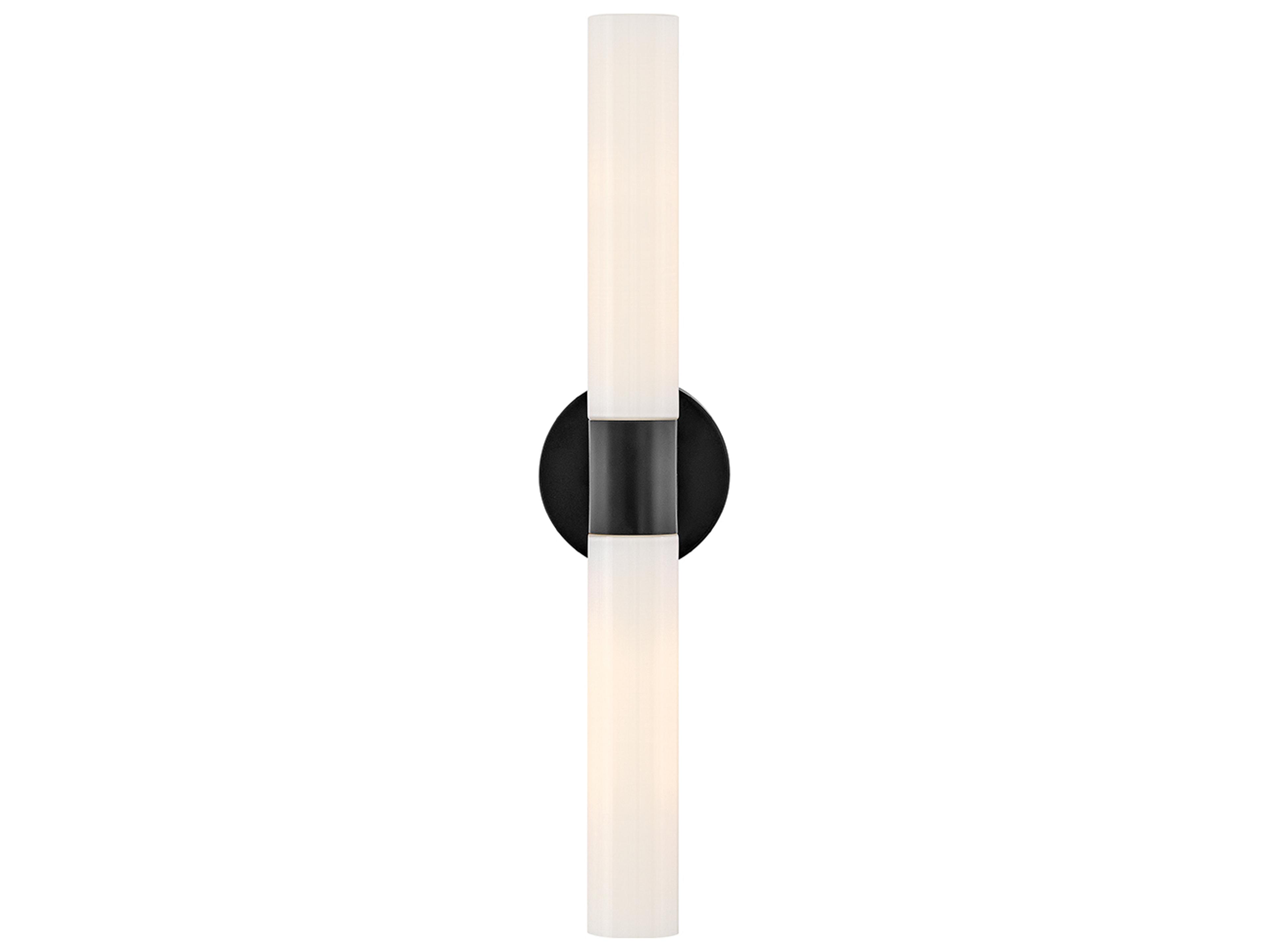 Shea 2-Light Black Vanity Light
