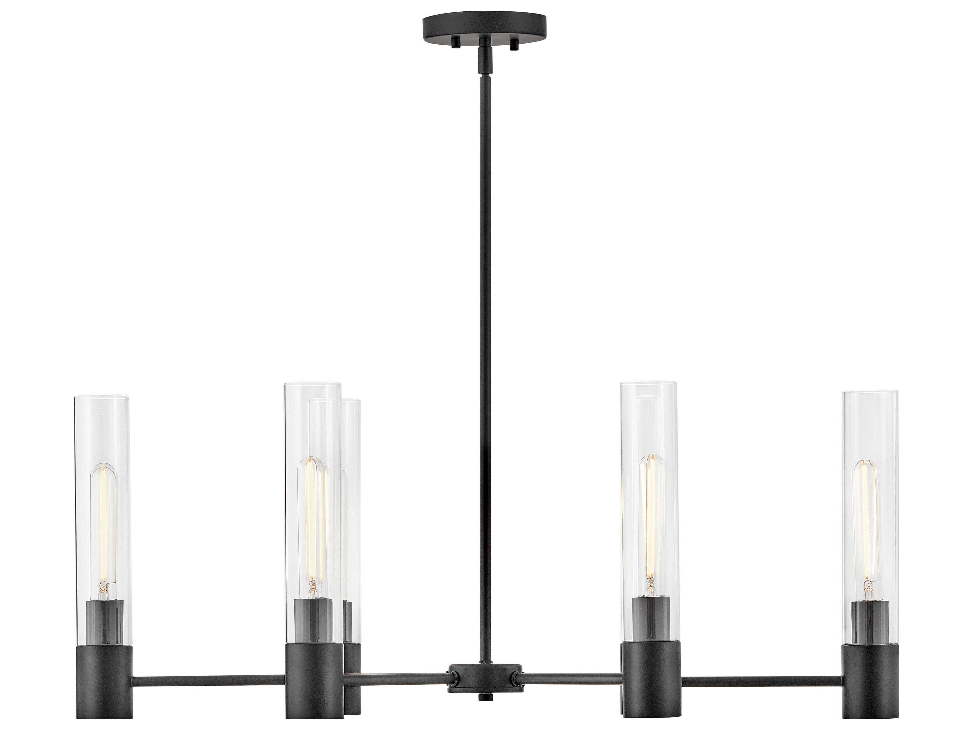 Lark Living Shea 6-Light Black Linear Island Pendant