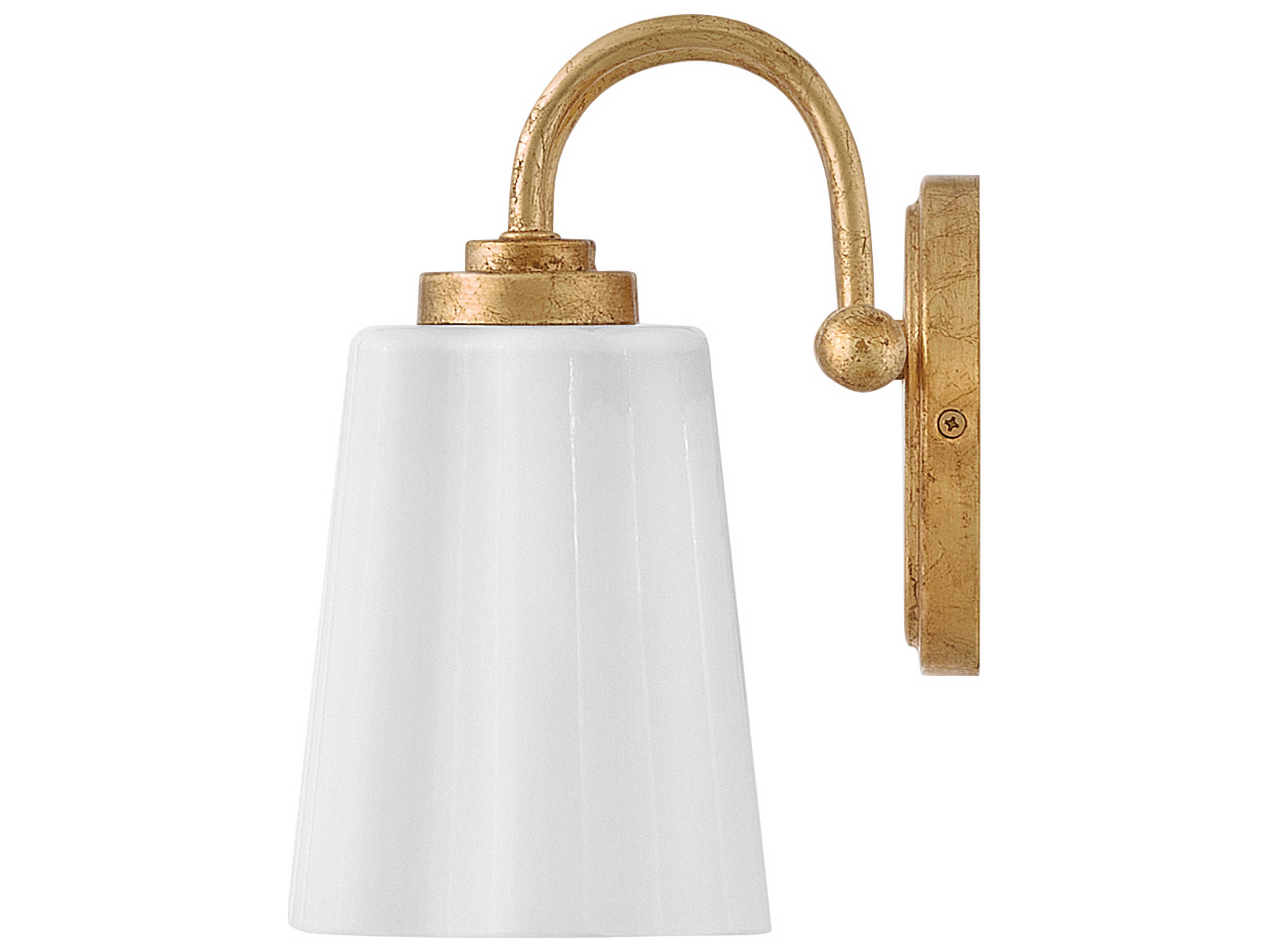 Lark Living Honey 2-Light Distressed Brass Vanity Light