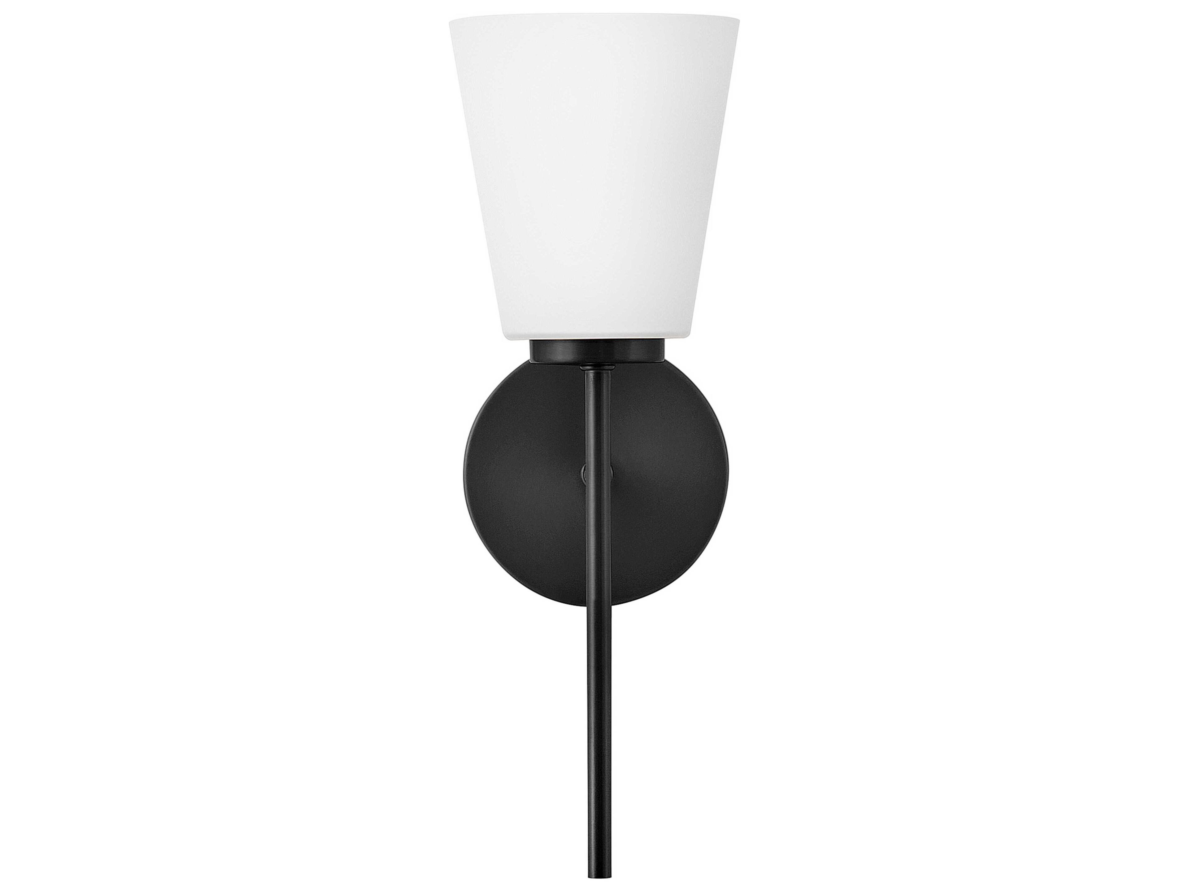Lark Living Bri 1-Light Black Wall Sconce