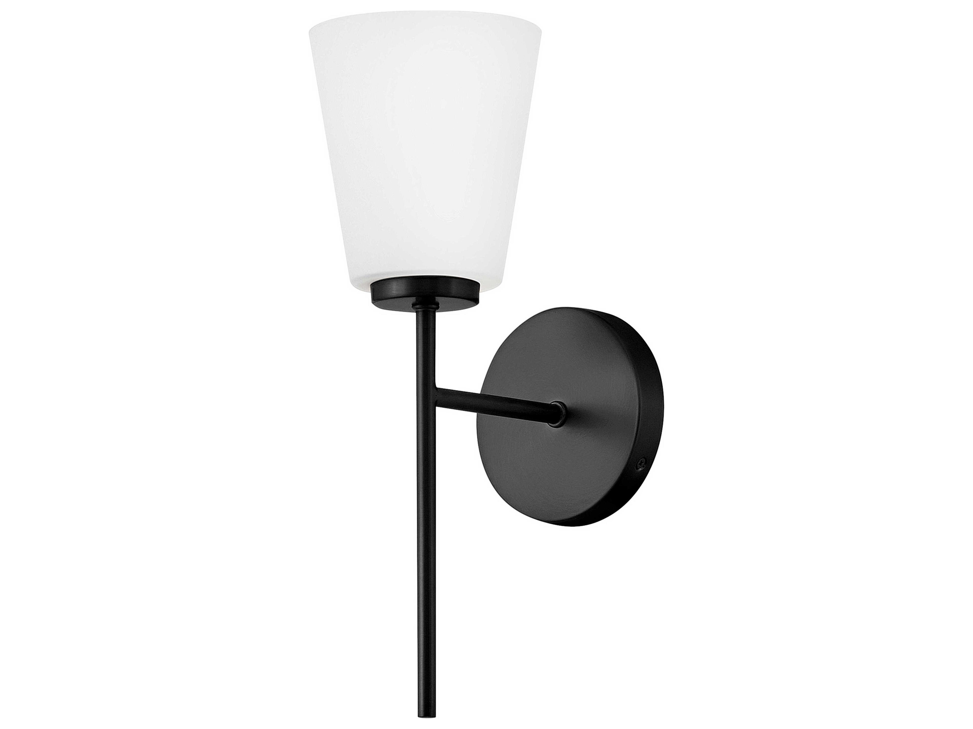 Lark Living Bri 1-Light Black Wall Sconce