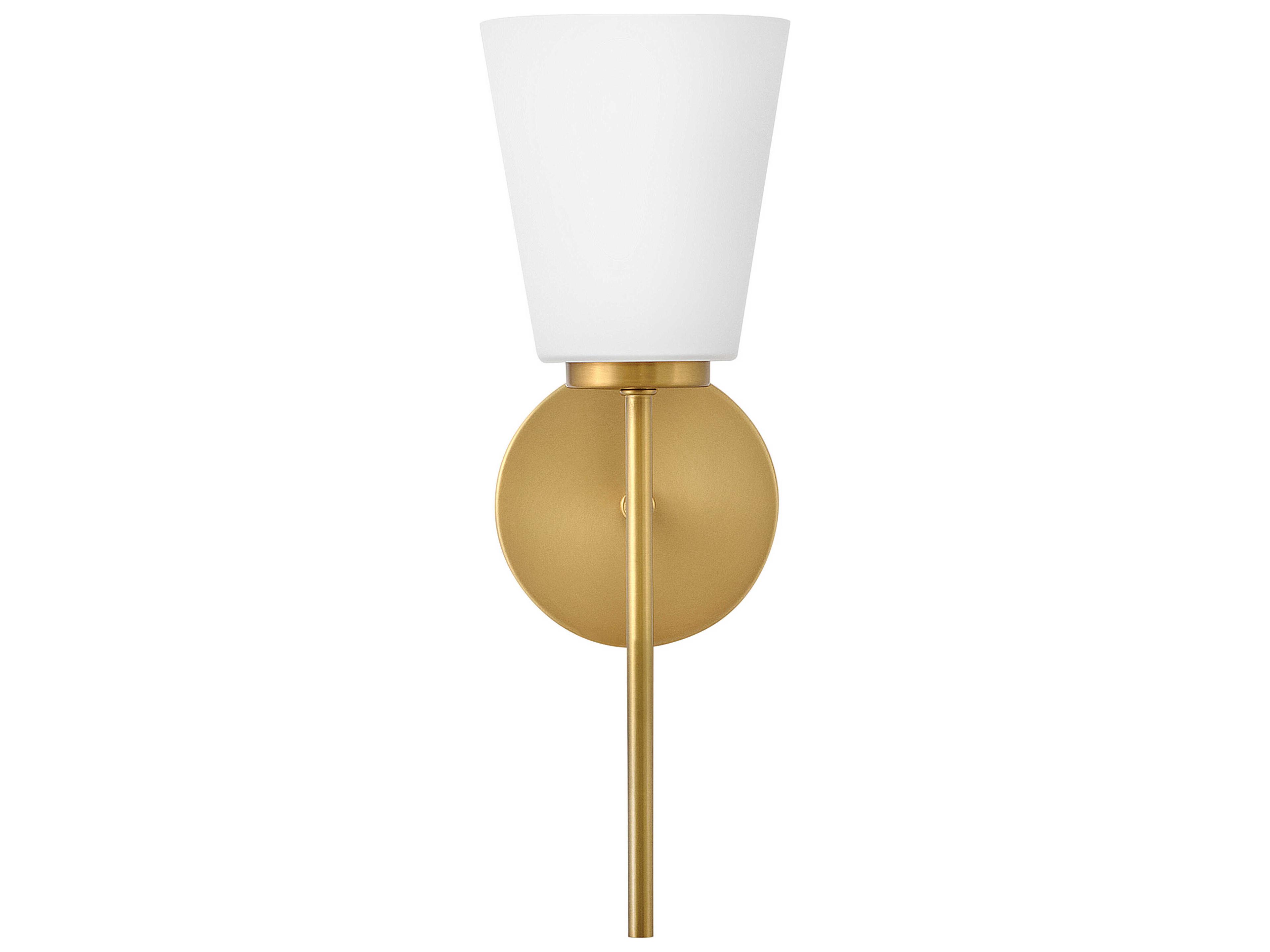 Lark Living Bri 1-Light Lacquered Brass Wall Sconce