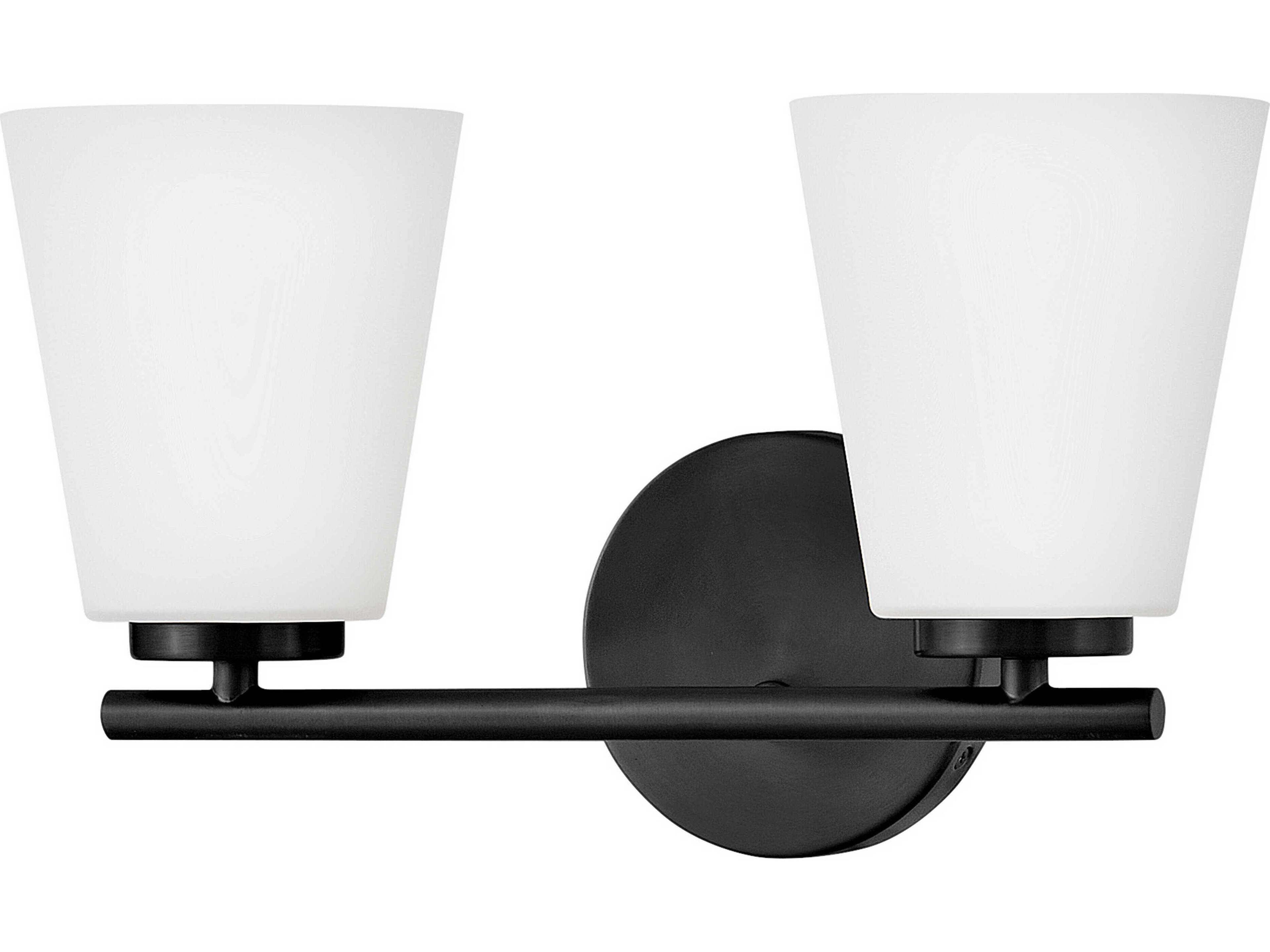 Lark Living Bri 2-Light Black Vanity Light