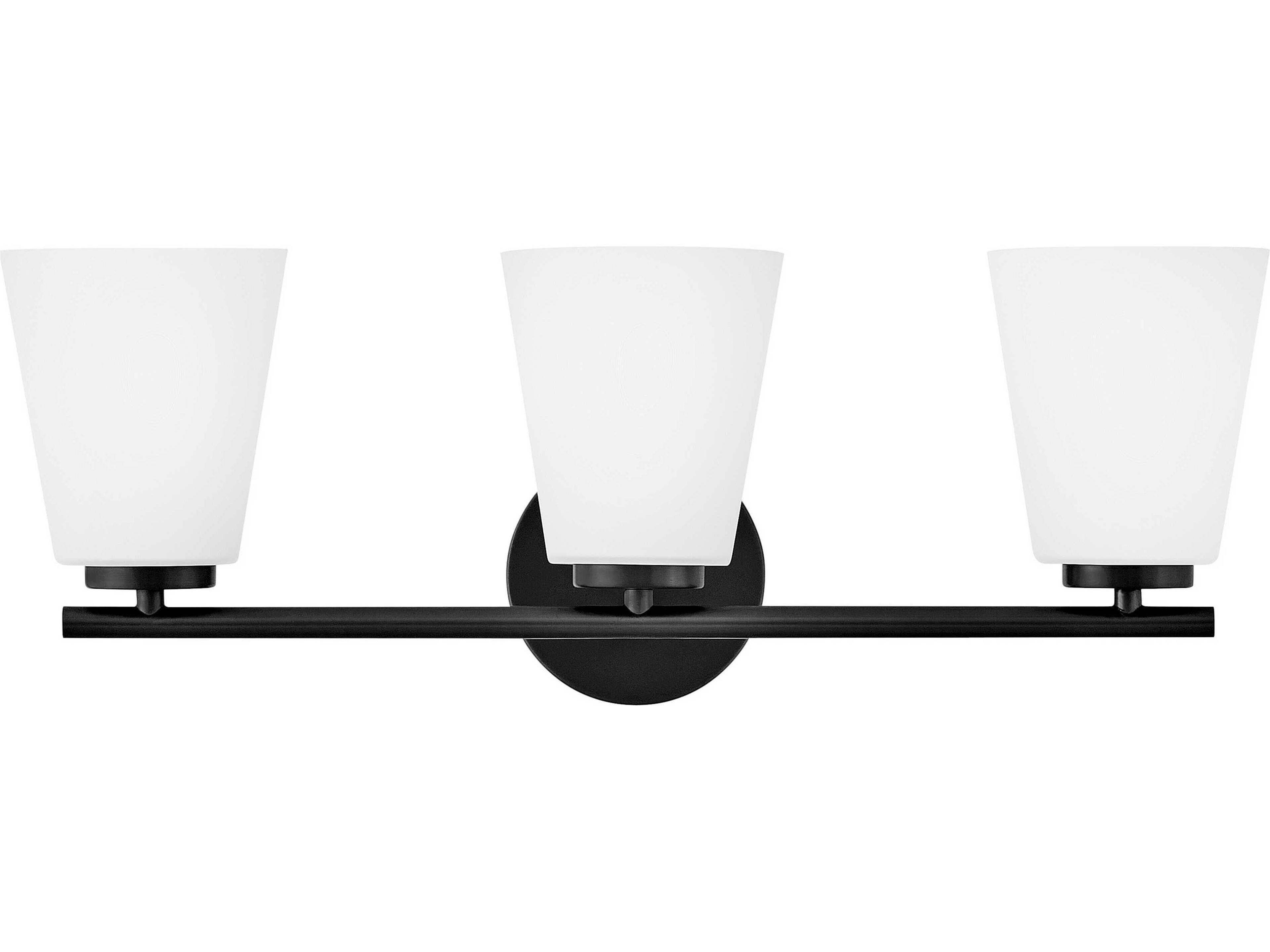 Lark Living Bri 3-Light Black Vanity Light