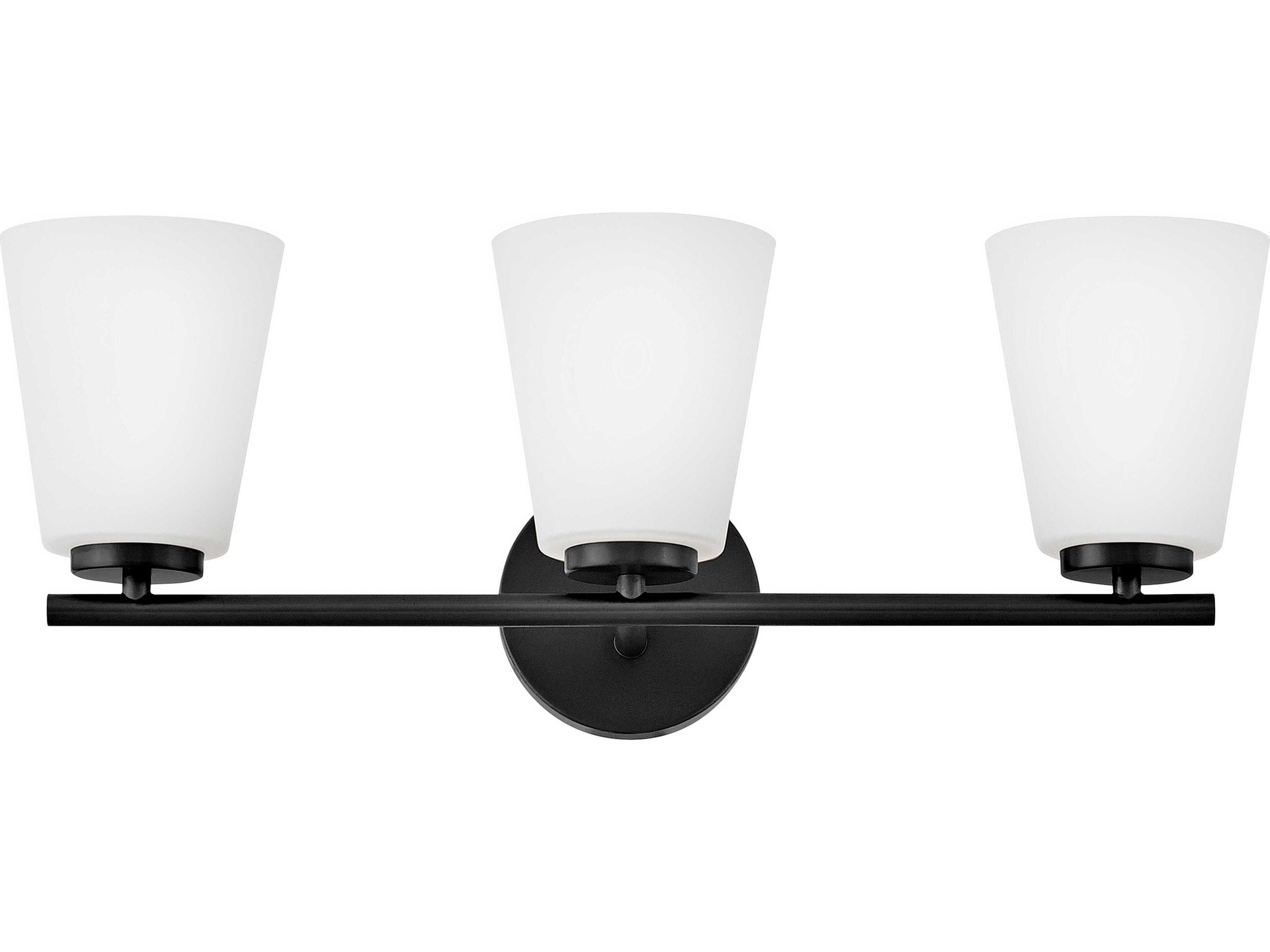Lark Living Bri 3-Light Black Vanity Light