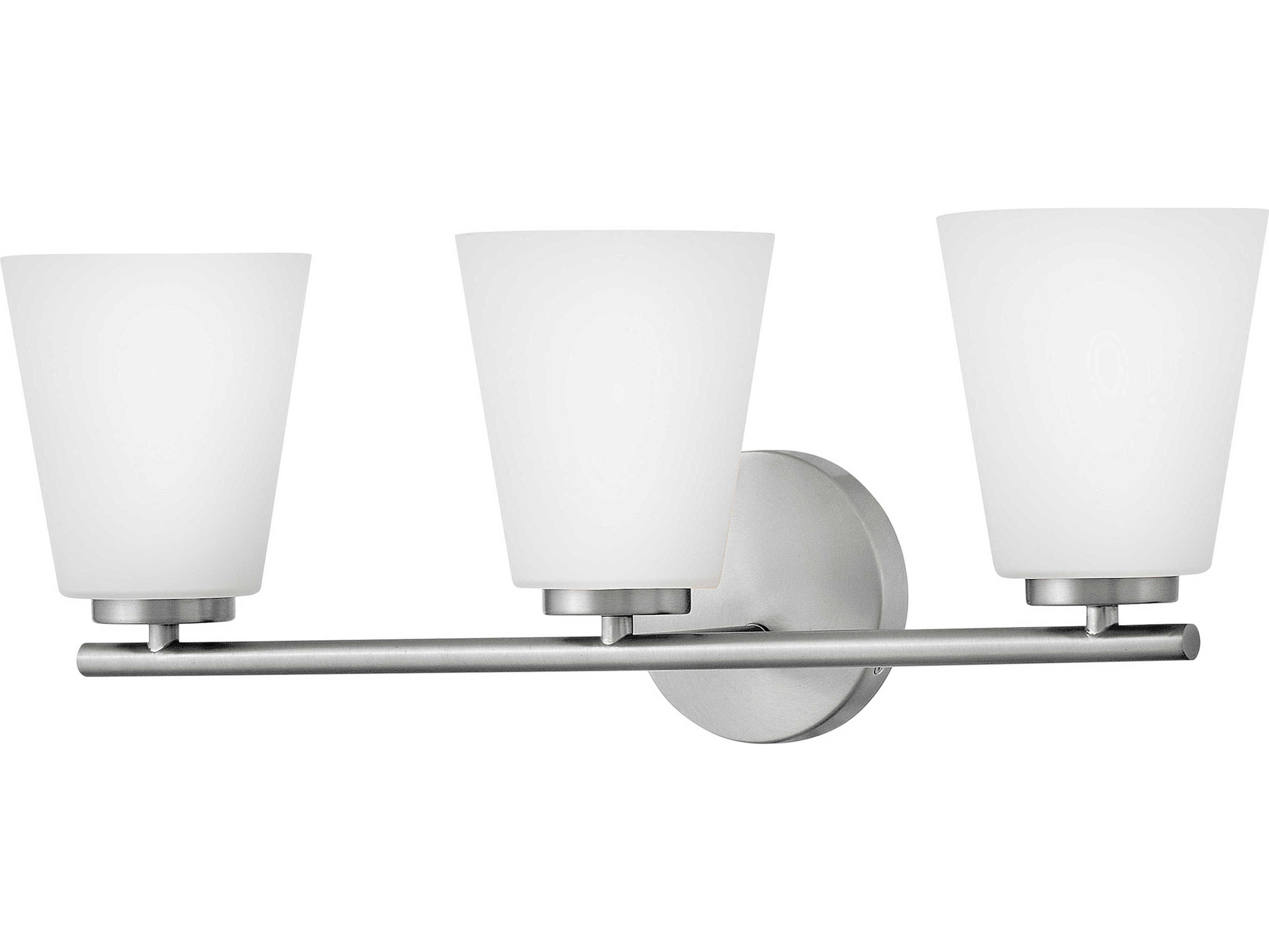 Lark Living Bri 3-Light Brushed Nickel Vanity Light