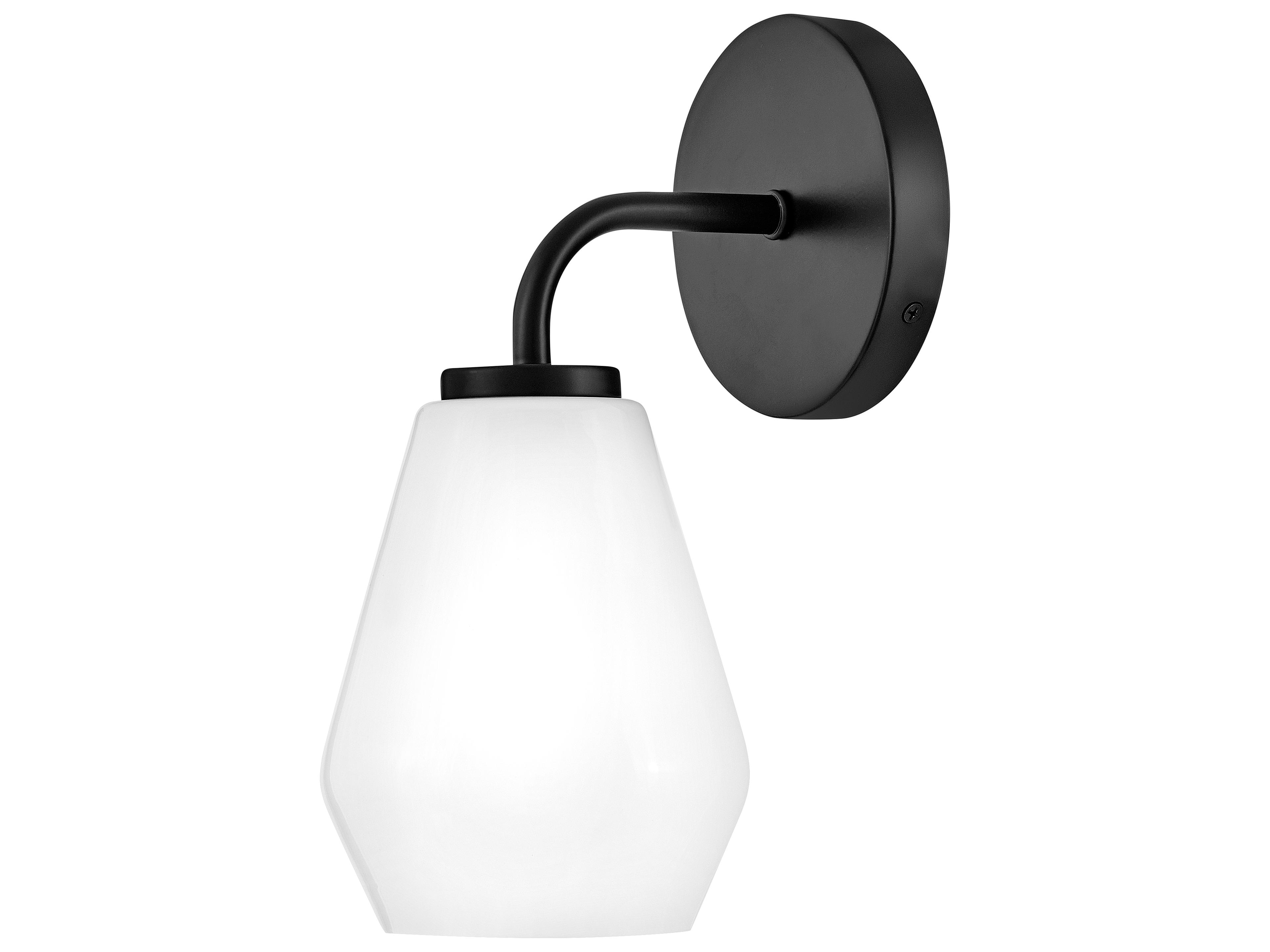 Gio Single Light Vanity Black Modern