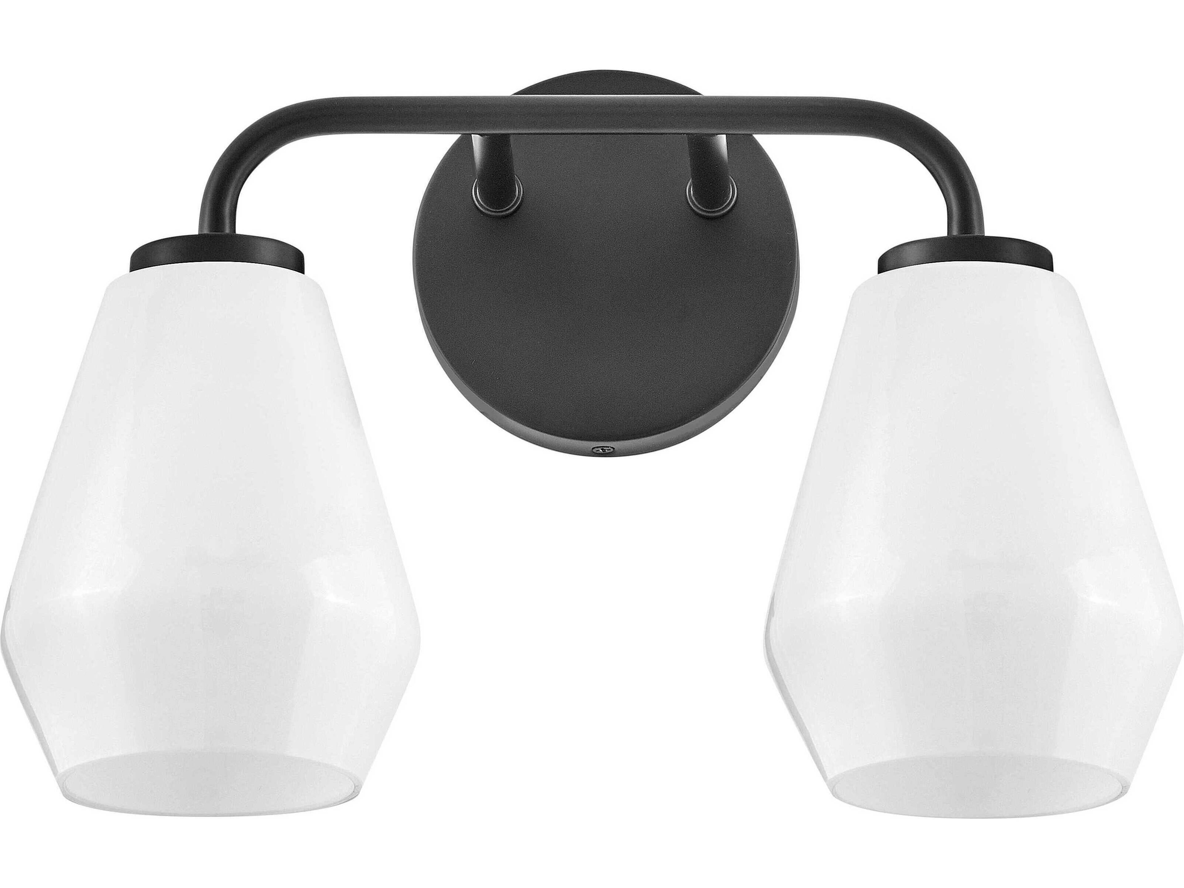 Lark Living Gio 2-Light Black Vanity Light