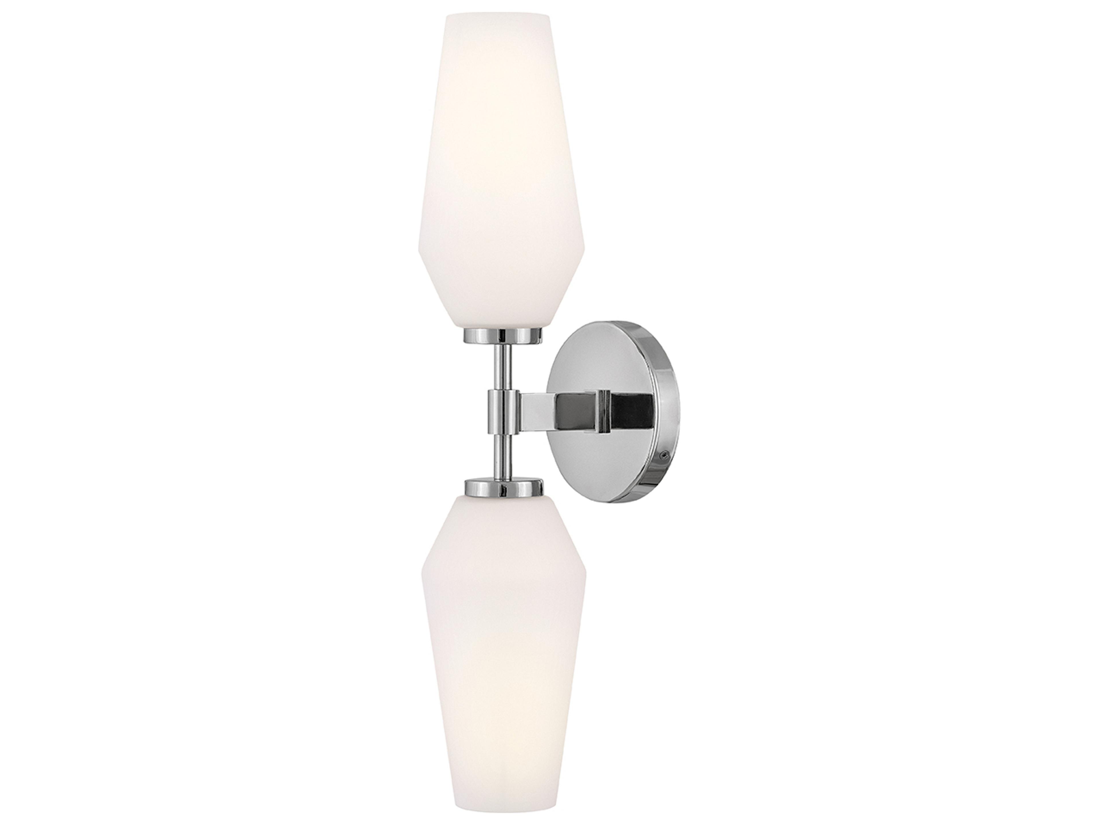 Gio 2-Light Chrome Vanity Light