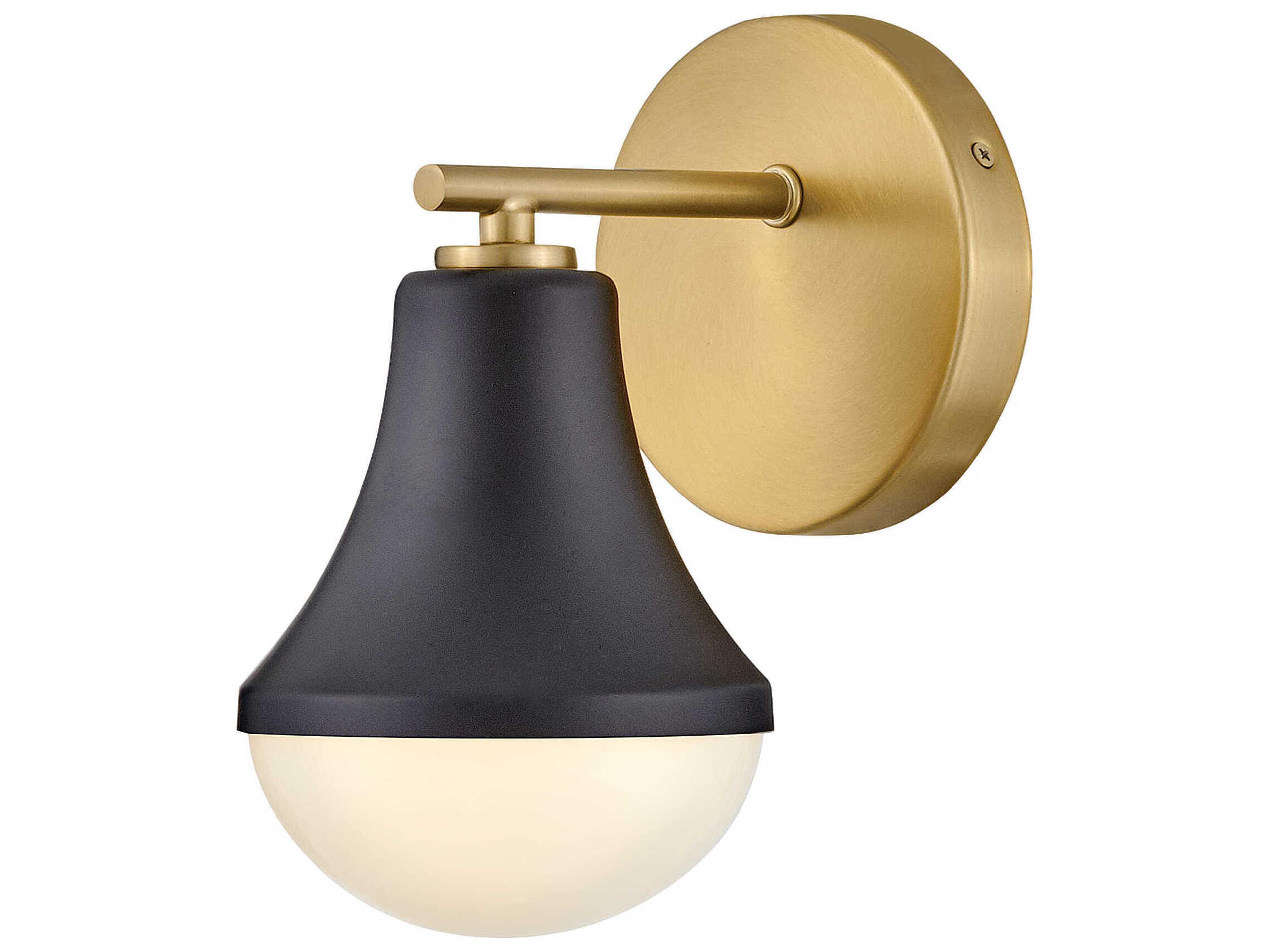 Lark Living Haddie 1-Light Black Lacquered Brass Vanity Light