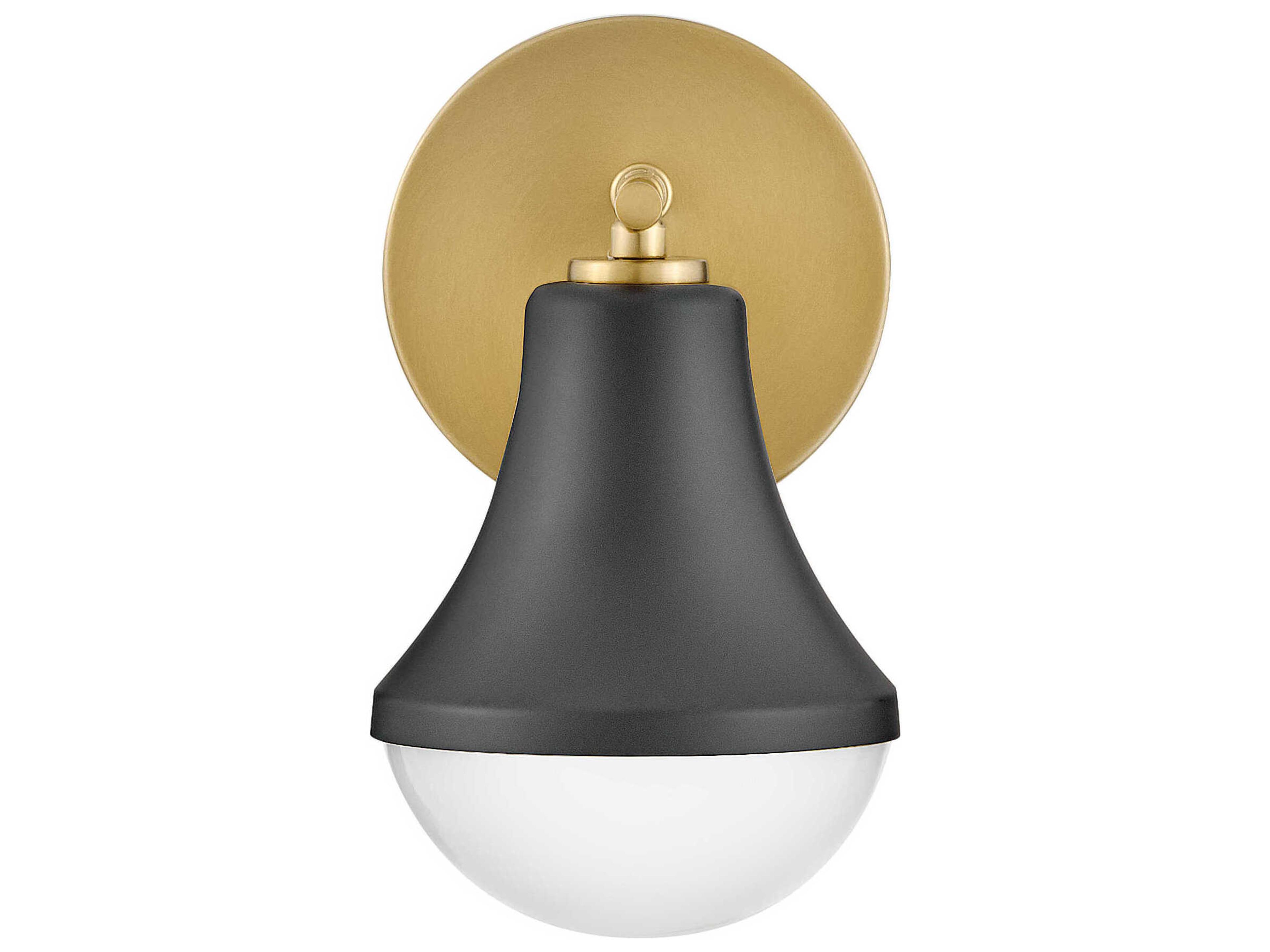 Lark Living Haddie 1-Light Black Lacquered Brass Vanity Light